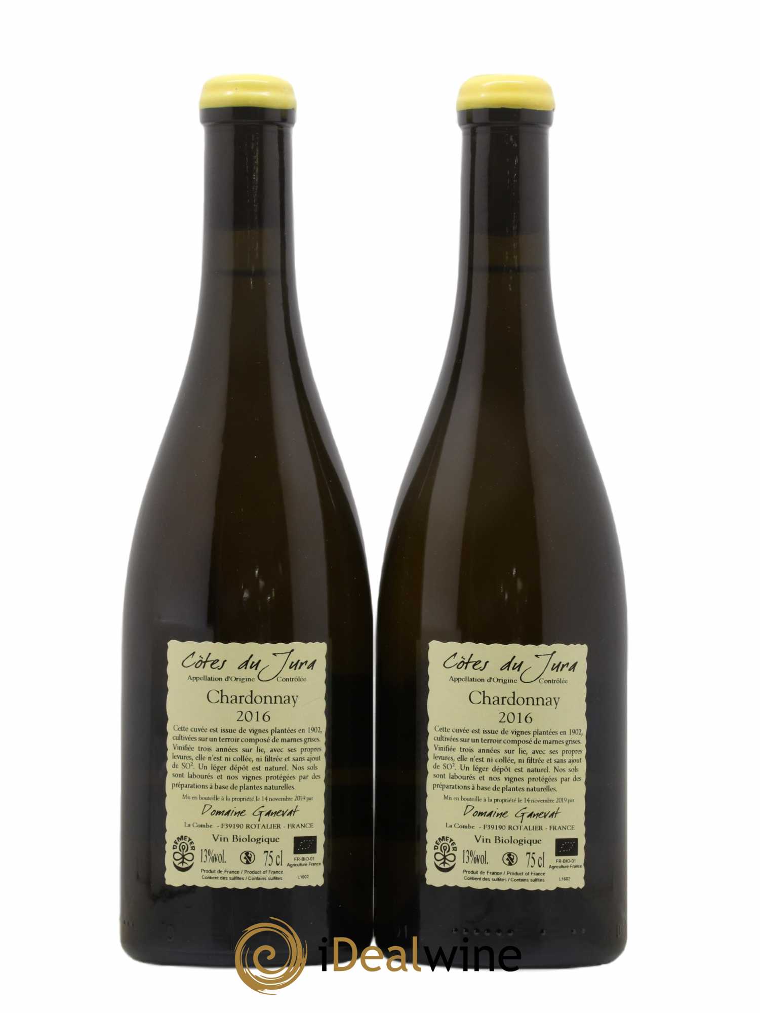 Côtes du Jura Les Chalasses Vieilles Vignes Jean-François Ganevat (Domaine)  2016 - Lot of 2 bottles - 1