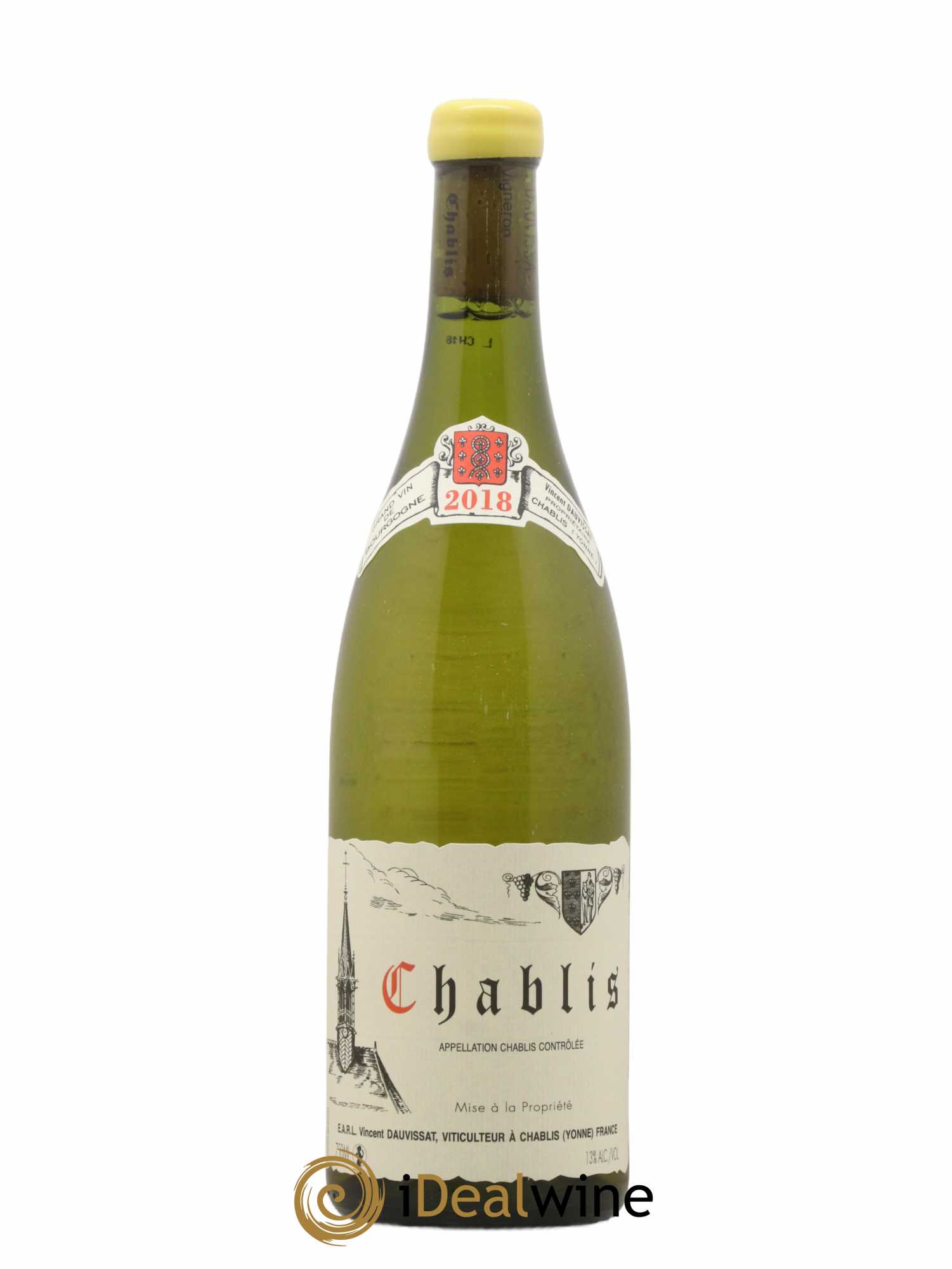 Chablis Vincent Dauvissat (Domaine)  2018 - Lot de 1 bouteille - 0