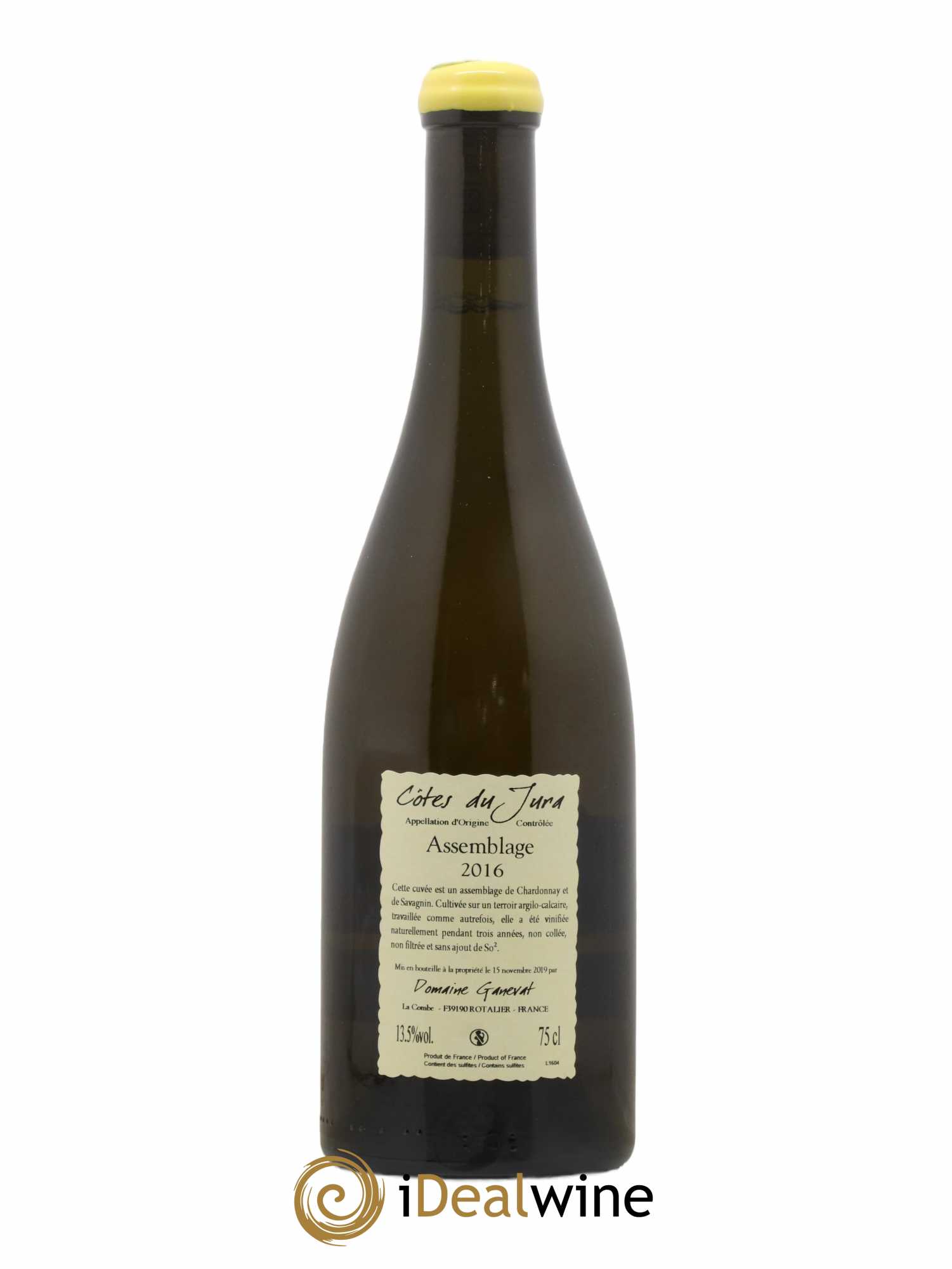 Côtes du Jura Cuvée Orégane Jean-François Ganevat (Domaine)  2016 - Lot of 1 bottle - 1