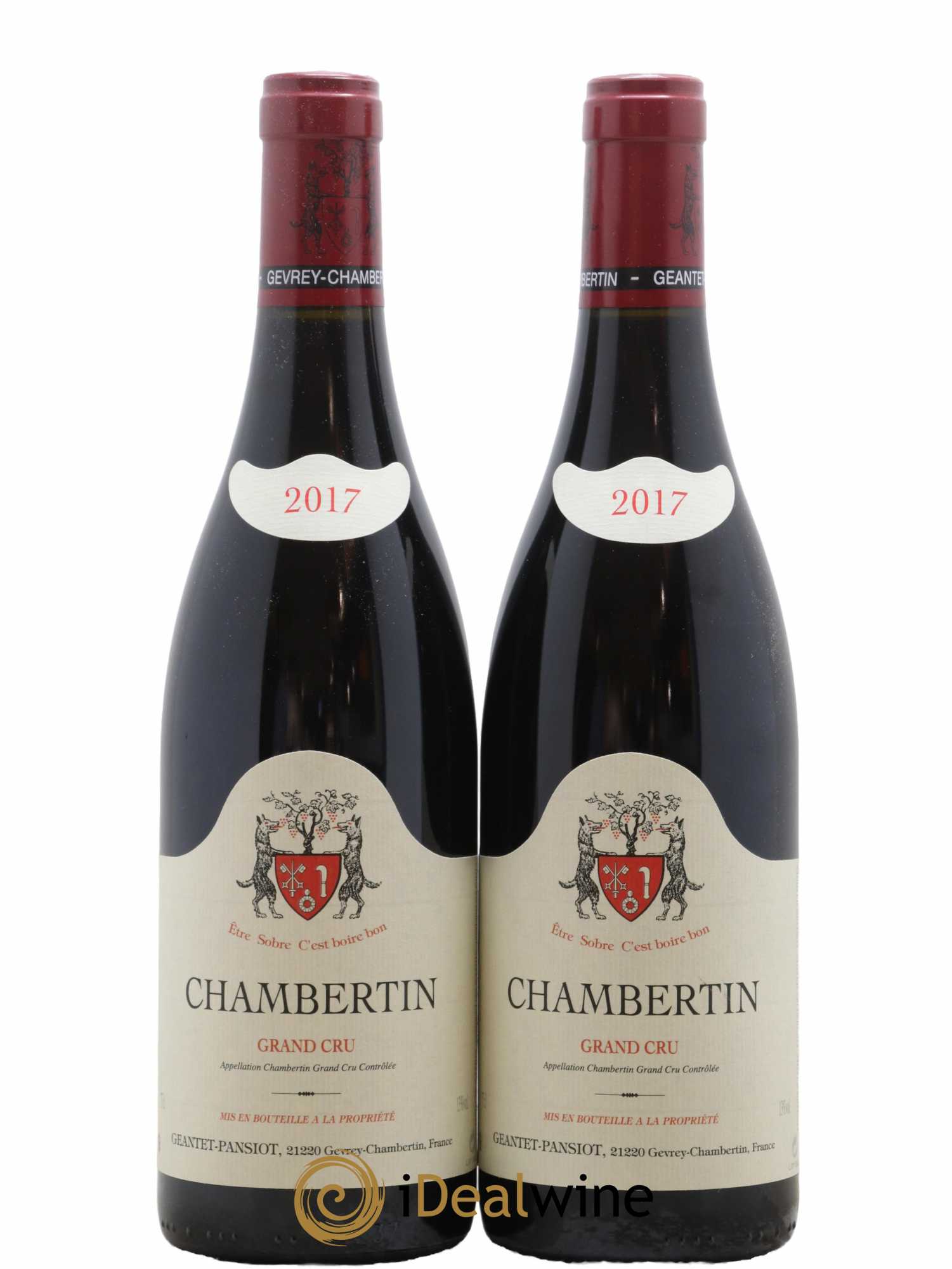 Chambertin Grand Cru Geantet-Pansiot  2017 - Lot de 2 bouteilles - 0