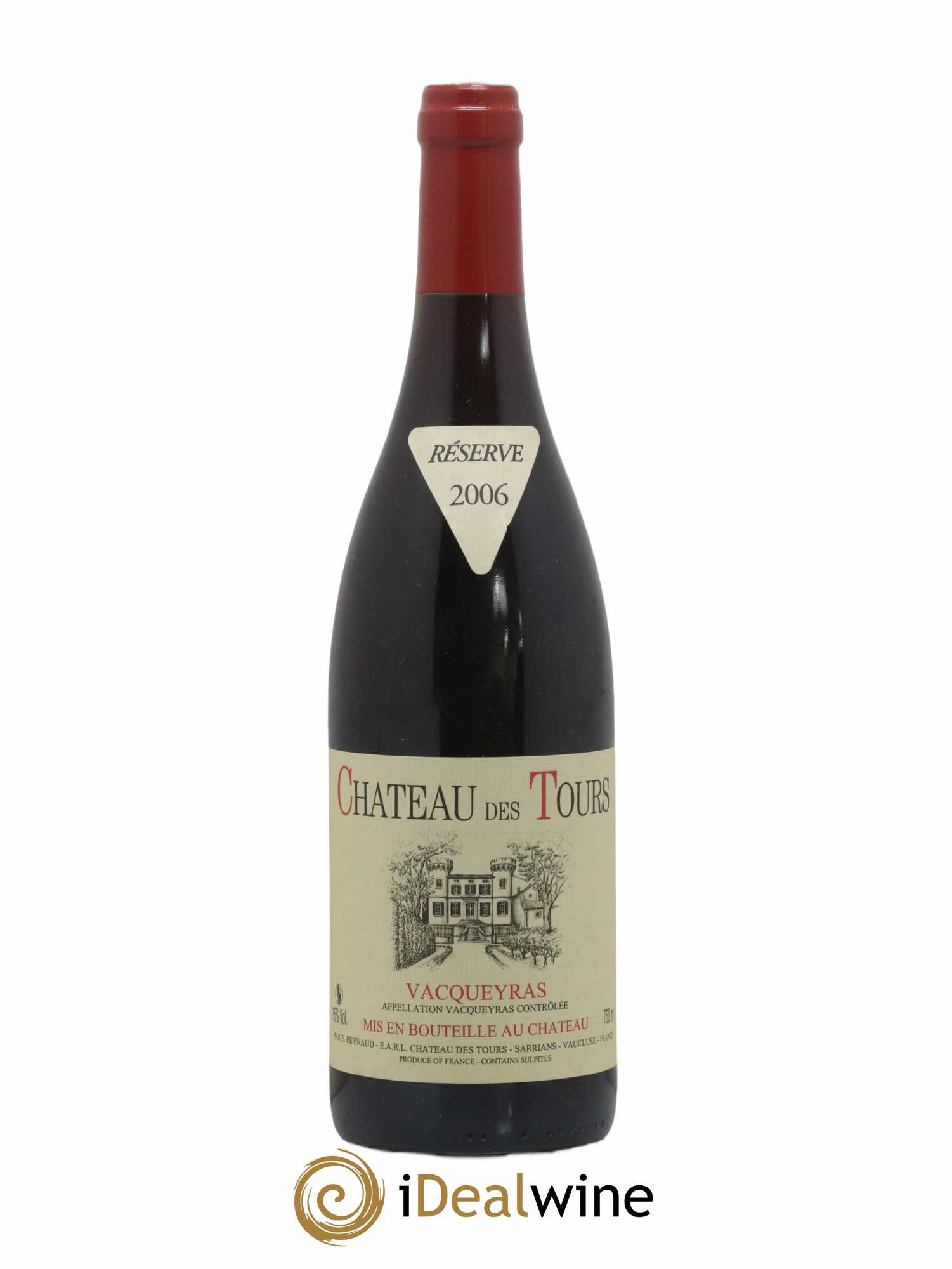 Vacqueyras Château des Tours Emmanuel Reynaud  2006 - Lot de 1 bouteille - 0