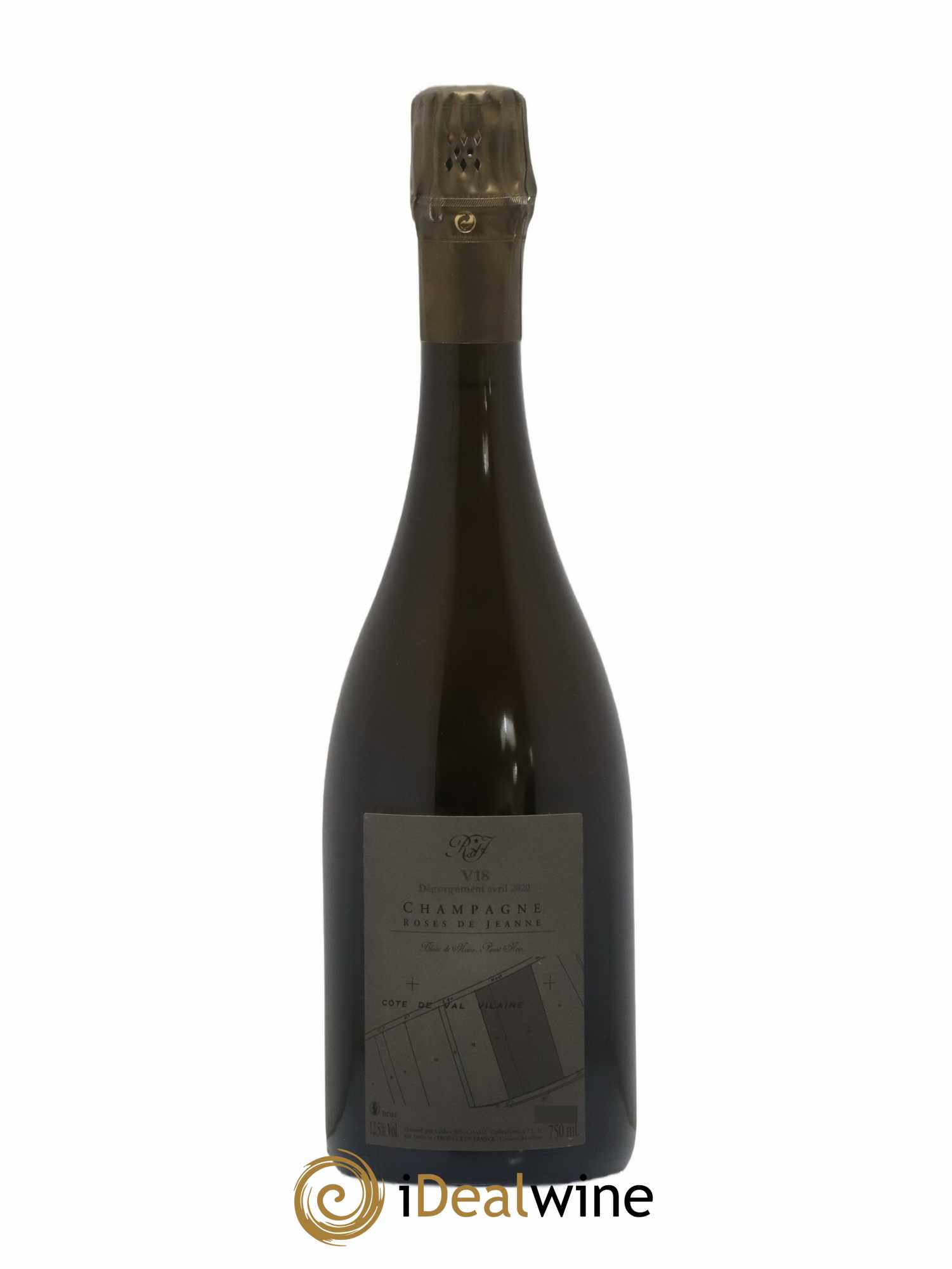 Roses de Jeanne Côte de Val Vilaine Blanc de Noirs Cédric Bouchard  2018 - Lot of 1 bottle - 1