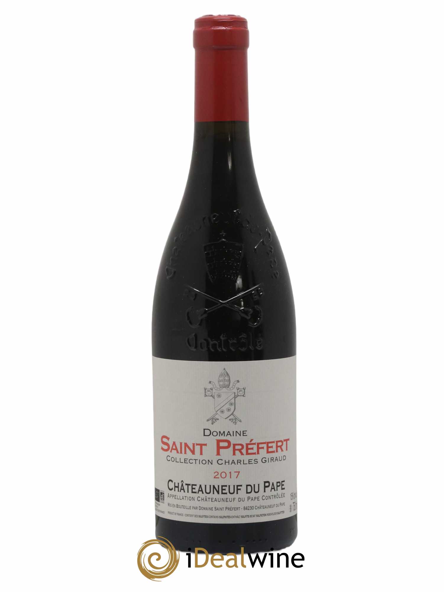 Châteauneuf-du-Pape Collection Charles Giraud Domaine Saint-Préfert  2017 - Lot de 1 bouteille - 0