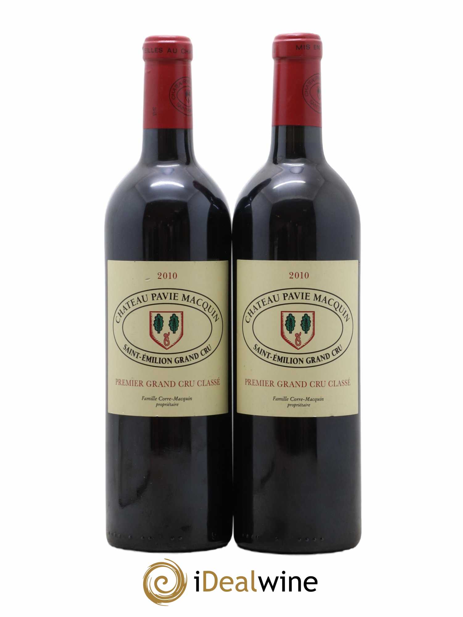 Château Pavie Macquin 1er Grand Cru Classé B 2010 - Lot de 2 bouteilles - 0