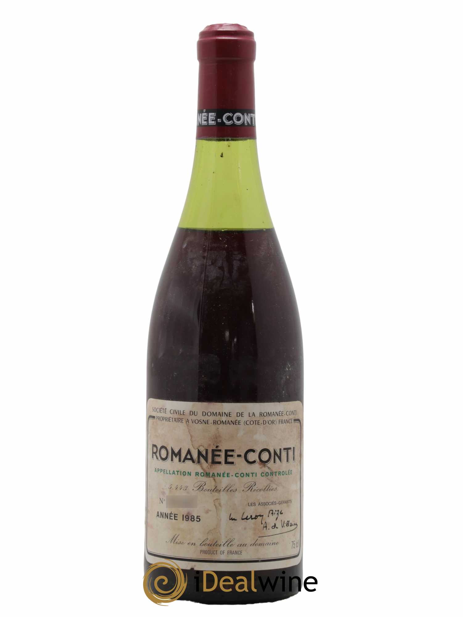 Romanée-Conti Grand Cru Domaine de la Romanée-Conti 1985 - Lot of 1 bottle - 0