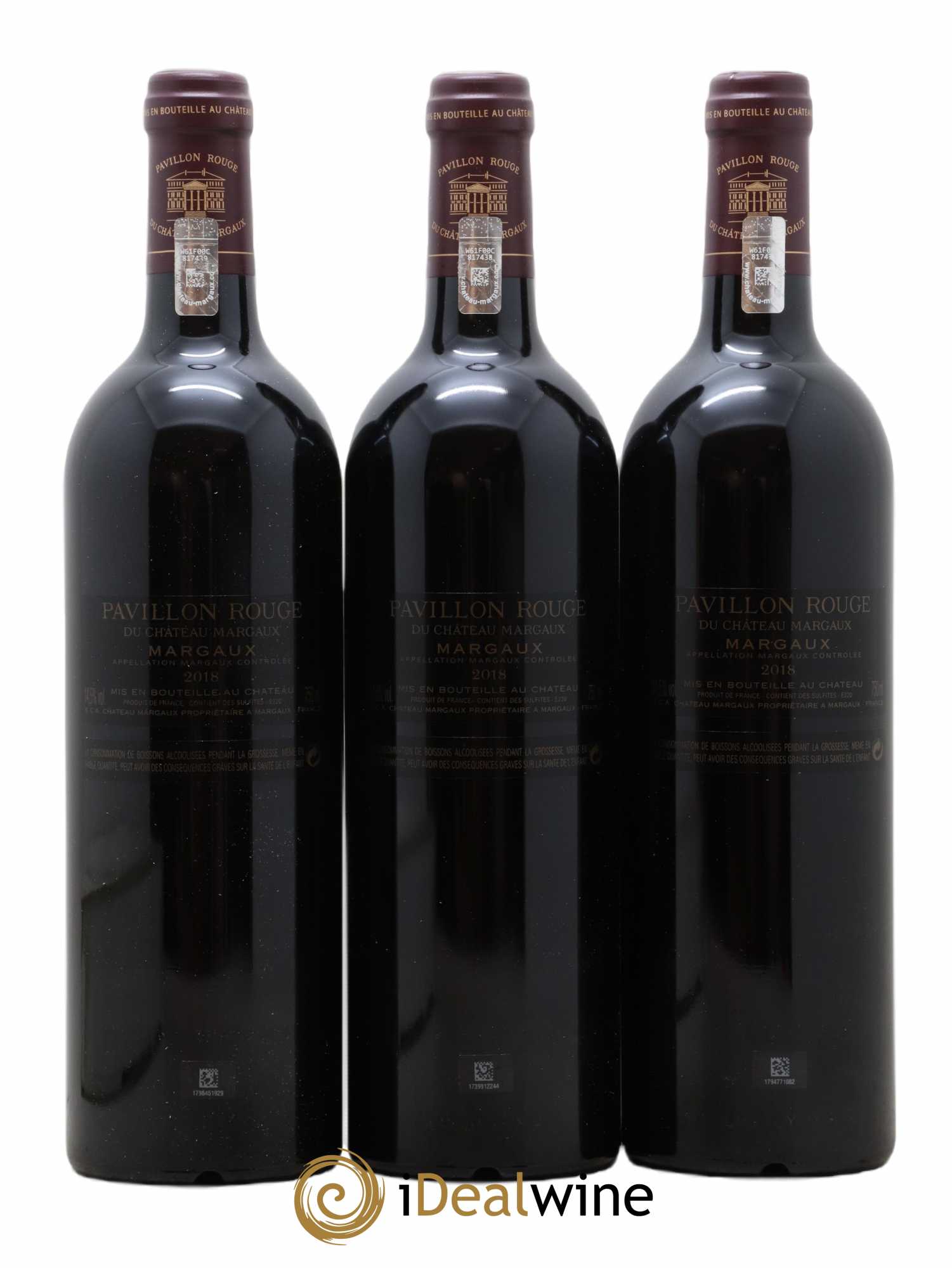 Pavillon Rouge du Château Margaux Second Vin 2018 - Lot de 3 bouteilles - 1