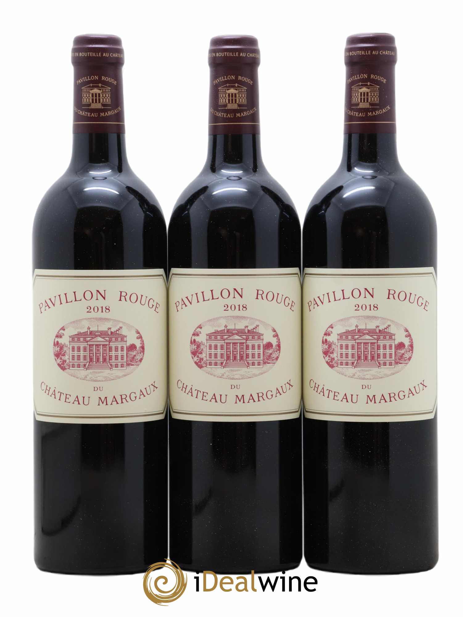 Pavillon Rouge du Château Margaux Second Vin 2018 - Lot de 3 bouteilles - 0