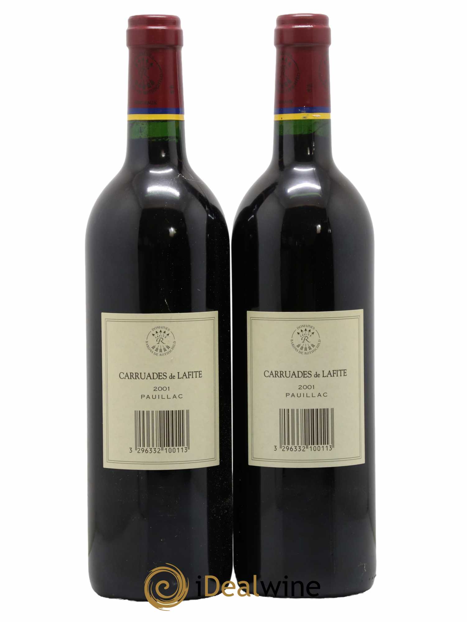 Carruades de Lafite Rothschild Second Vin 2001 - Lot de 2 bouteilles - 1