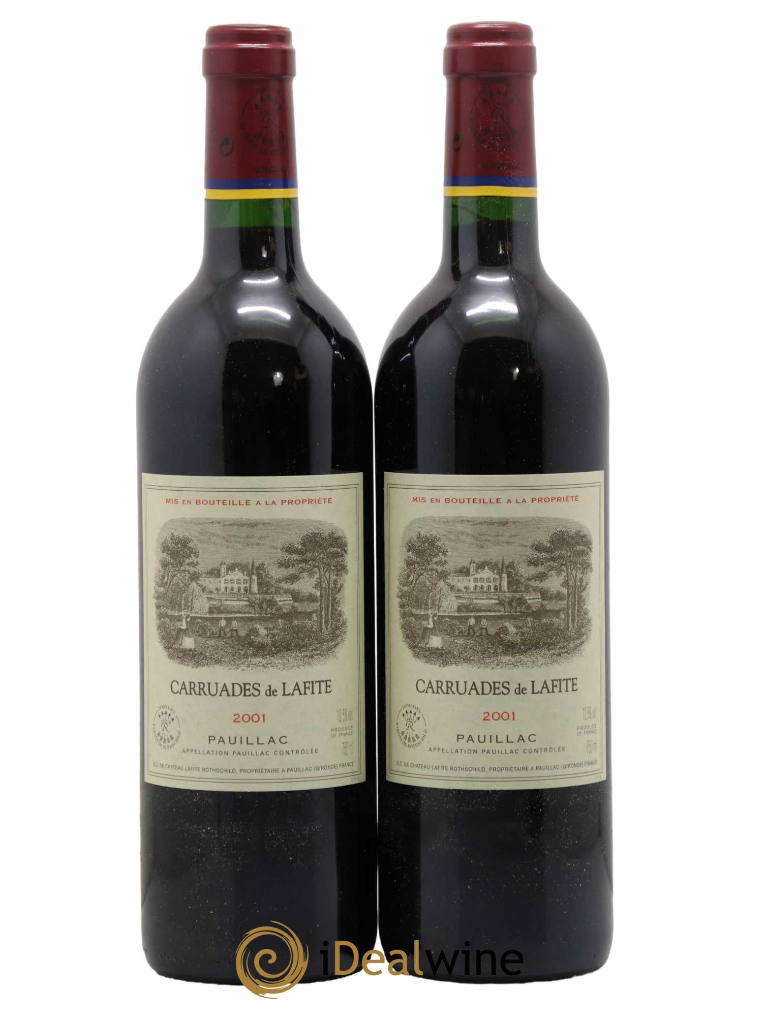 Carruades de Lafite Rothschild Second Vin 2001 - Lot de 2 bouteilles - 0