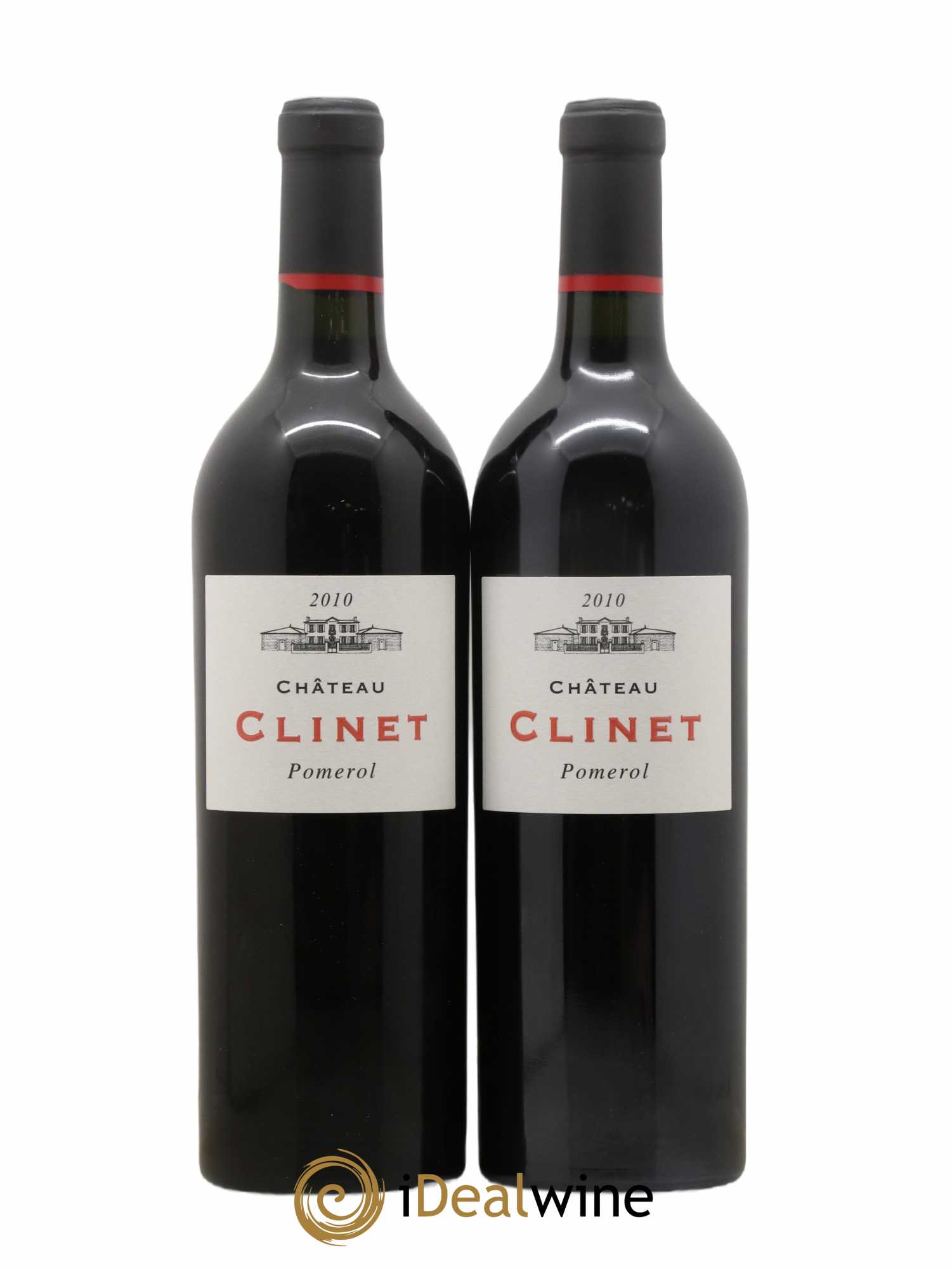 Château Clinet 2010 - Lot of 2 bottles - 0