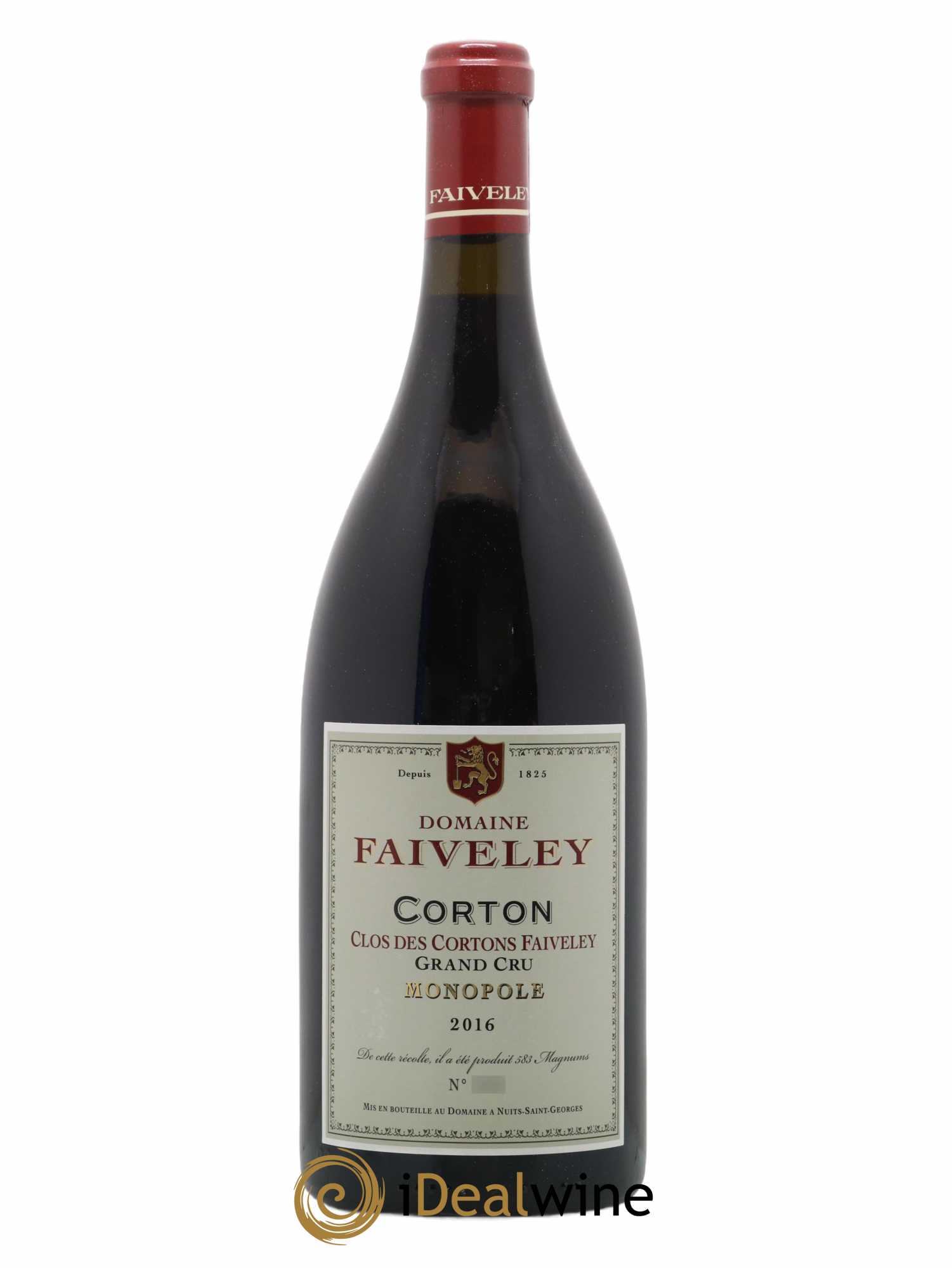 Corton Grand Cru Clos des Cortons Faiveley 2016 - Lot de 1 magnum - 0