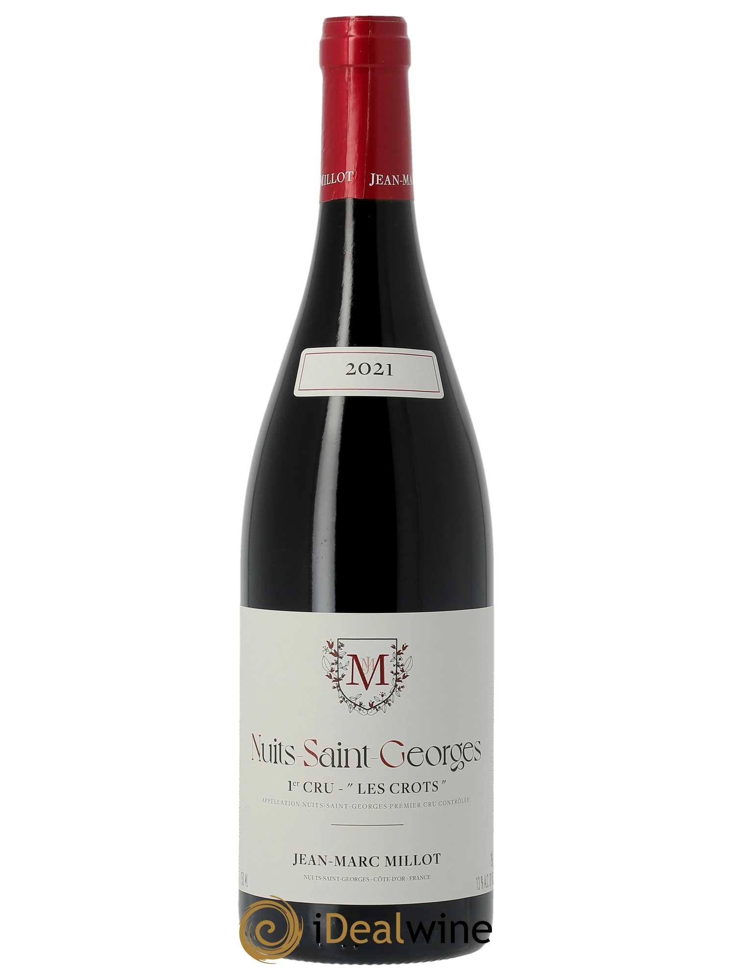 Nuits Saint-Georges 1er Cru Les Crots Jean-Marc Millot  2021 - Lot de 1 bouteille - 0