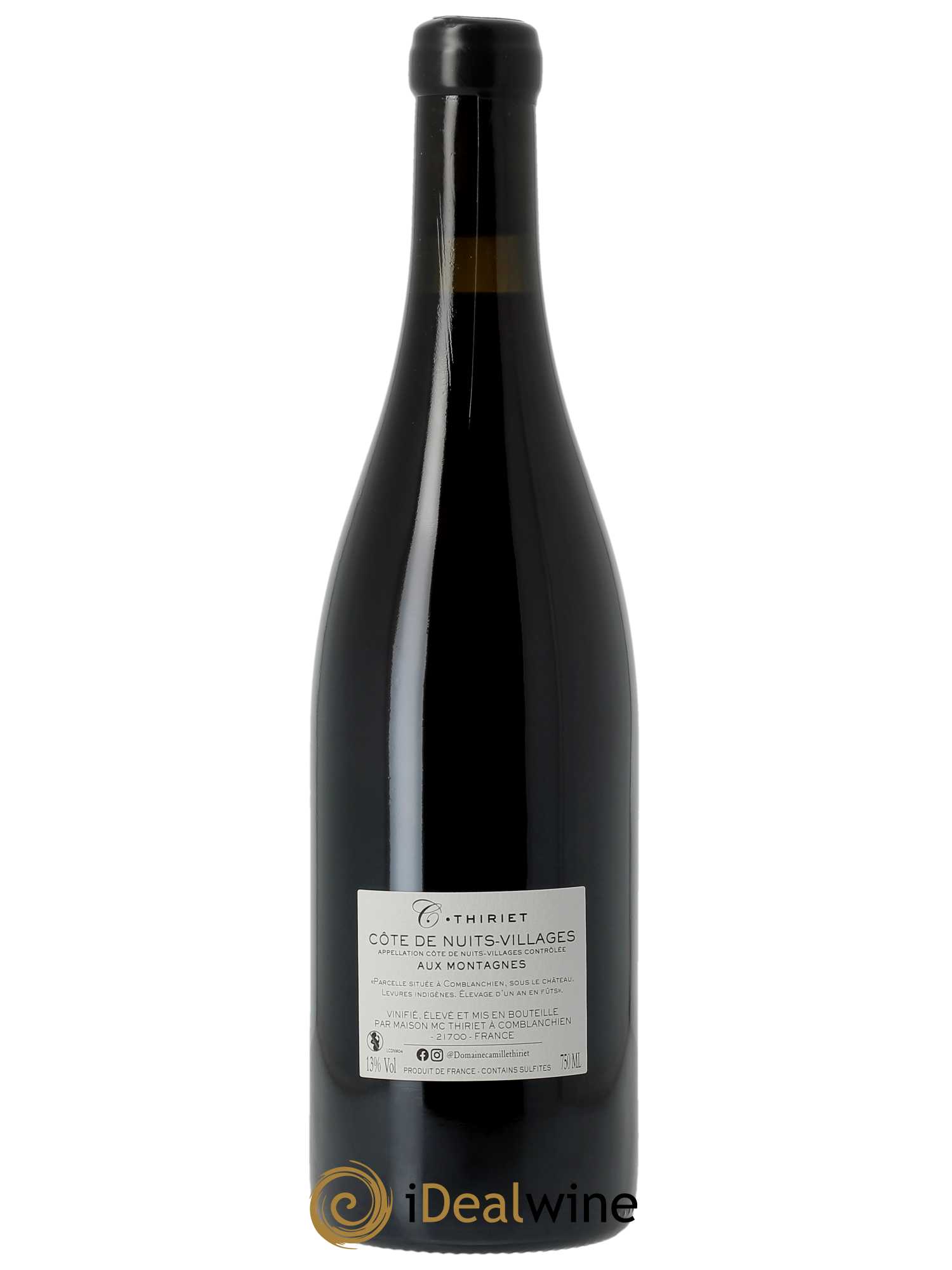 Côte de Nuits-Villages Aux Montagnes Maison Thiriet 2021 - Posten von 1 Flasche - 1