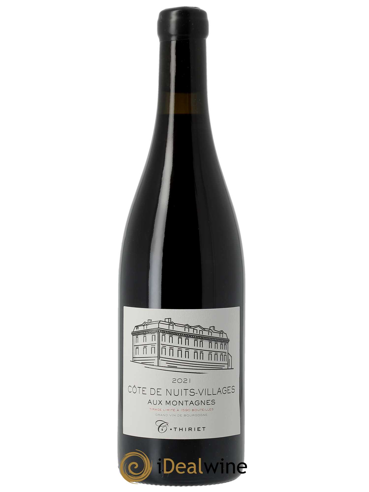 Côte de Nuits-Villages Aux Montagnes Maison Thiriet 2021 - Posten von 1 Flasche - 0