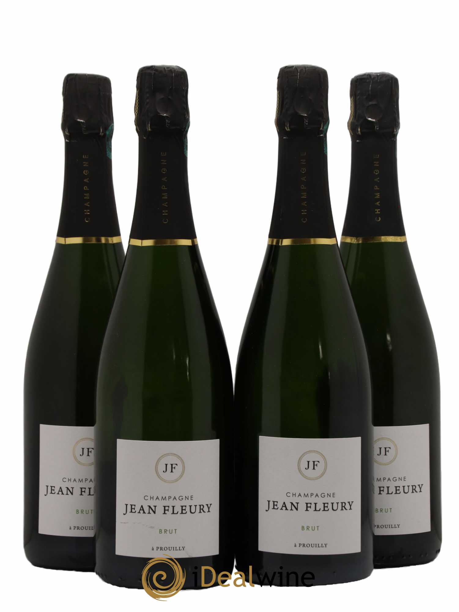 Champagne Brut Jean Fleury - Lotto di 4 bottiglie - 0