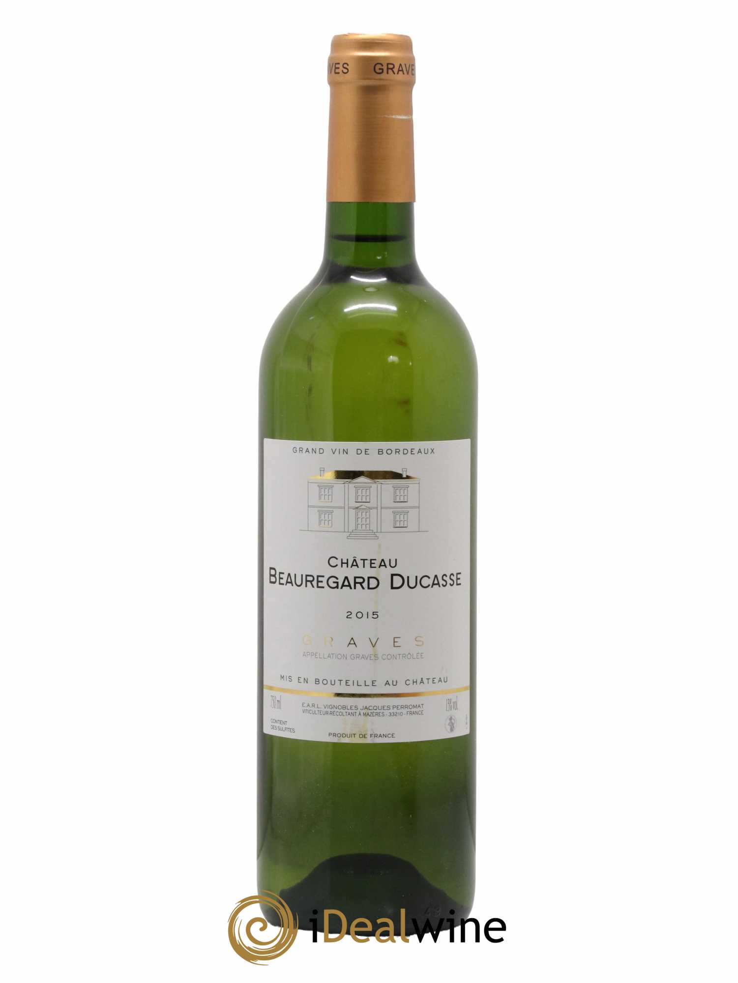 Graves Château Beauregard Ducasse 2015 - Lot de 1 bouteille - 0