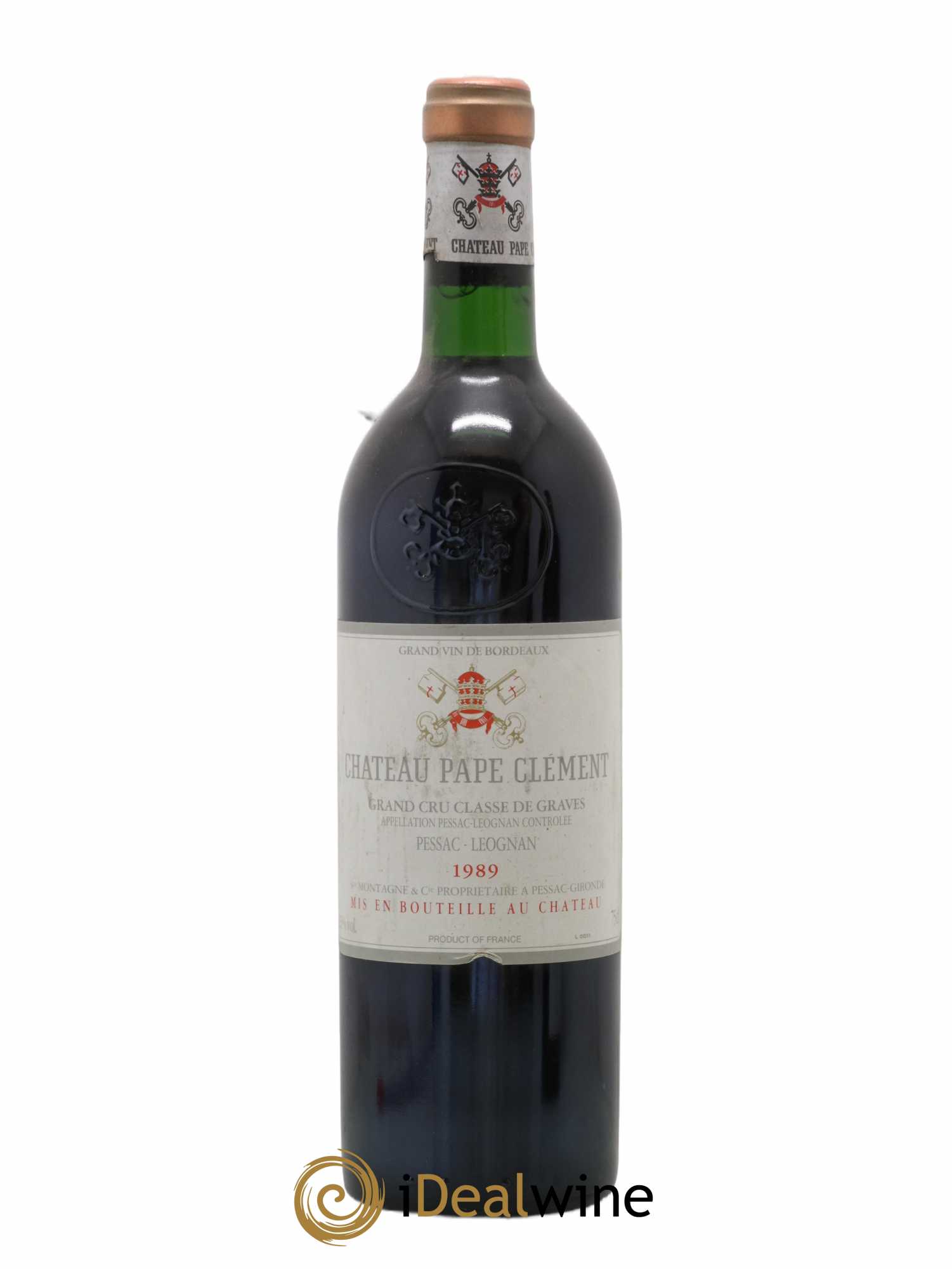 Château Pape Clément Cru Classé de Graves 1989 - Lot de 1 bouteille - 0