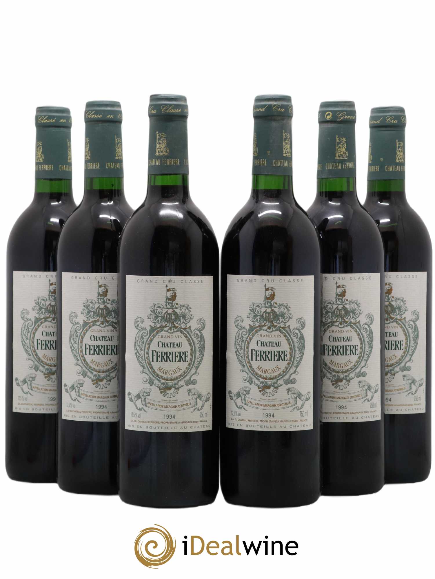 Château Ferrière 3ème Grand Cru Classé 1994 - Lot of 6 bottles - 0