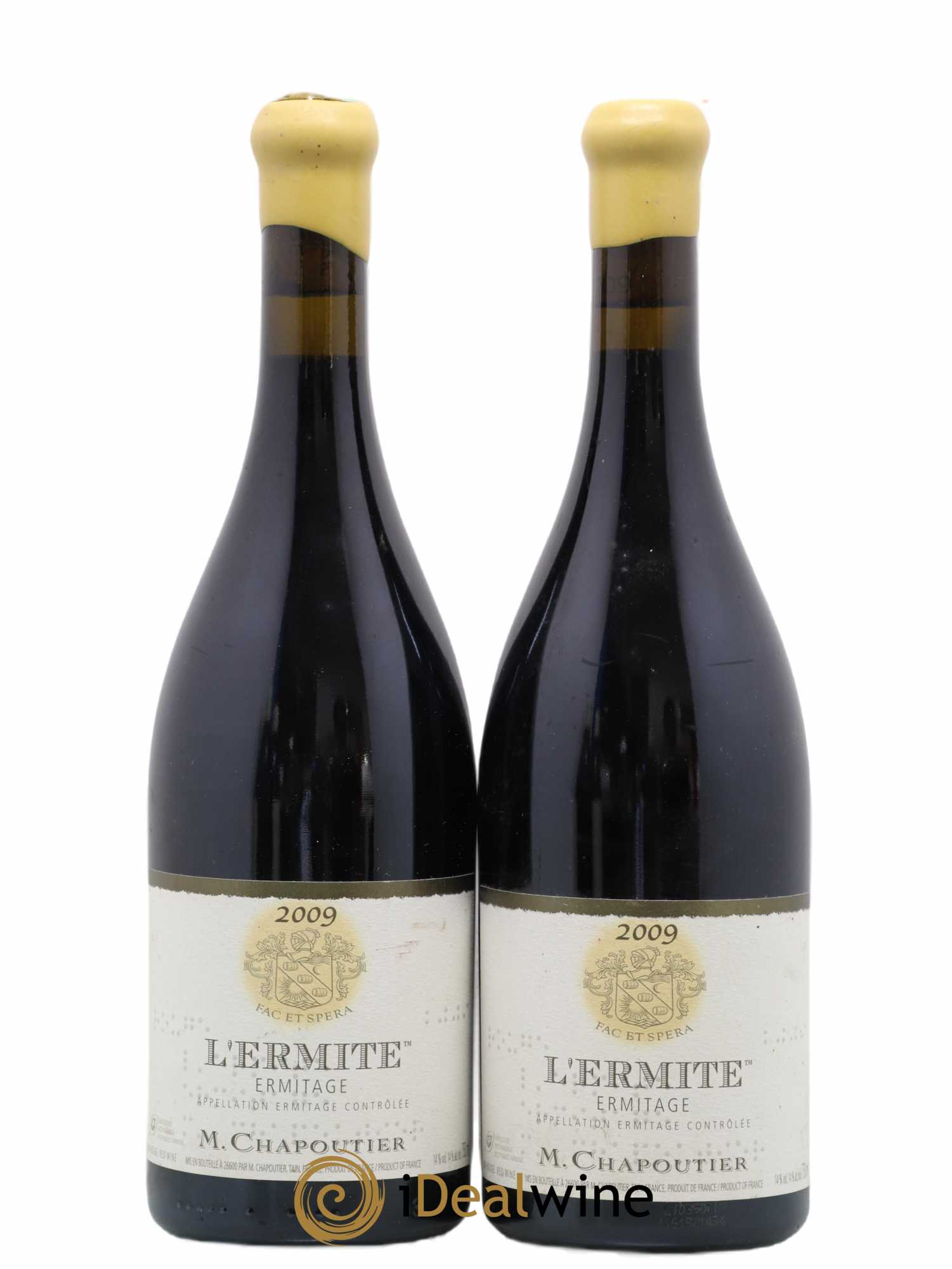 Hermitage Ermitage L'Hermite Chapoutier 2009 - Lot de 2 bouteilles - 0