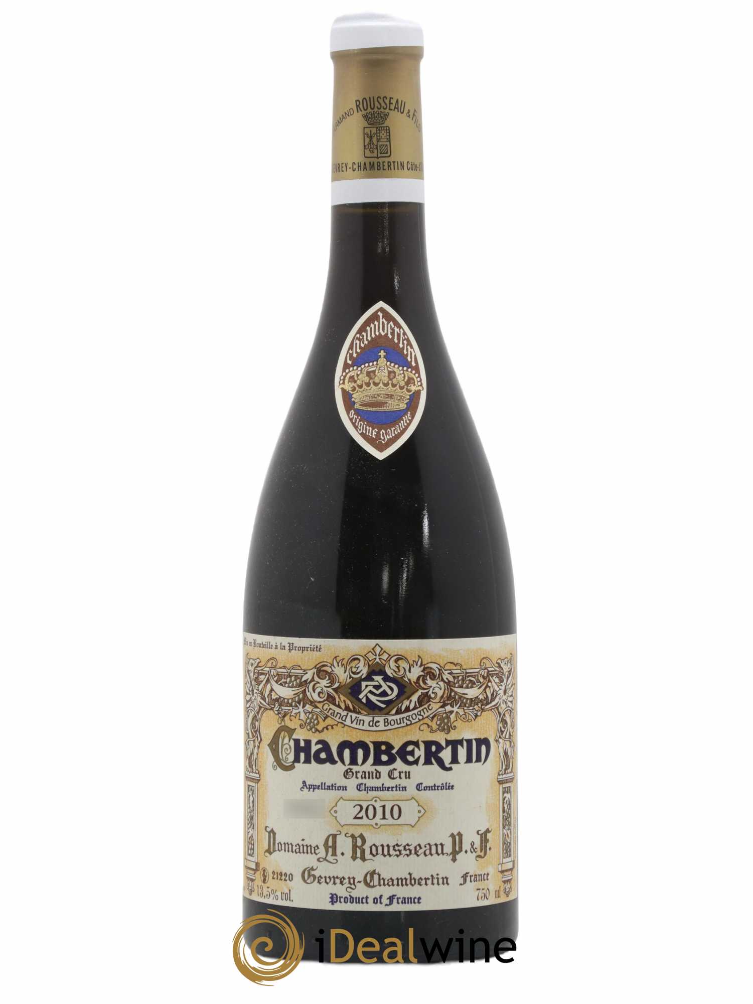 Chambertin Grand Cru Armand Rousseau (Domaine) 2010 - Lot de 1 bouteille - 0