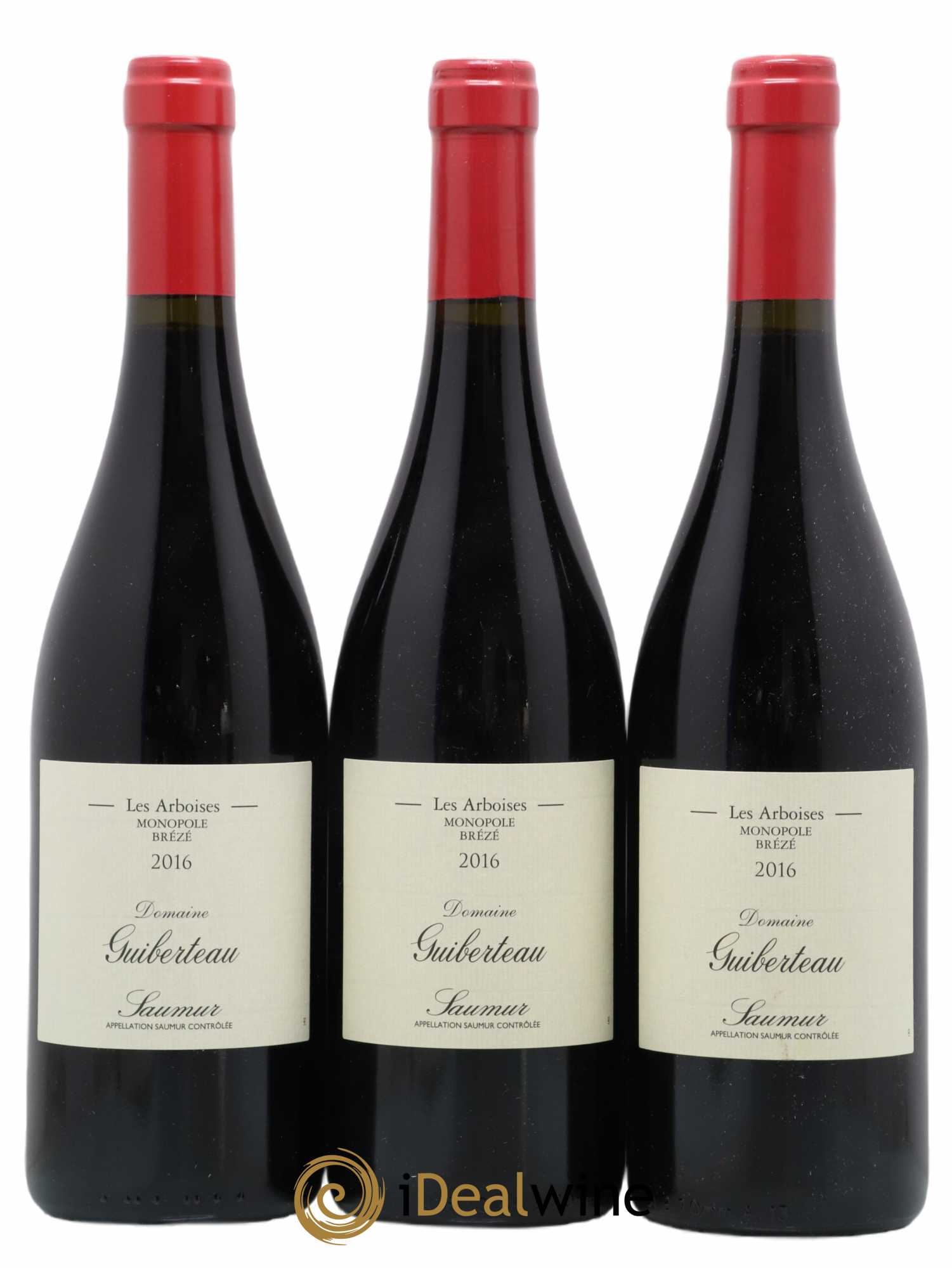 Saumur Les Arboises Domaine Guiberteau 2016 - Posten von 3 Flaschen - 0