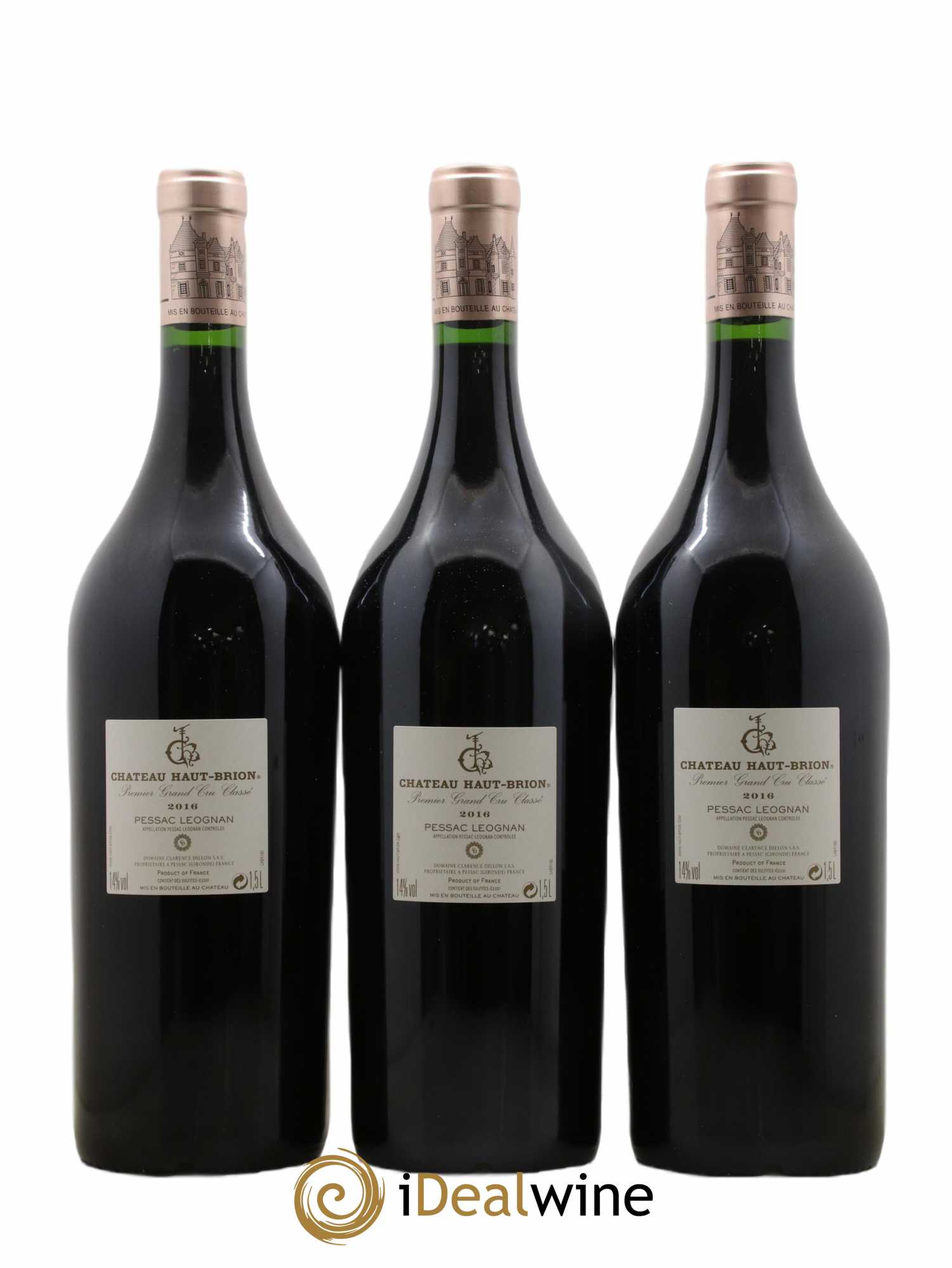 Château Haut Brion 1er Grand Cru Classé 2016 - Lot de 3 magnums - 1