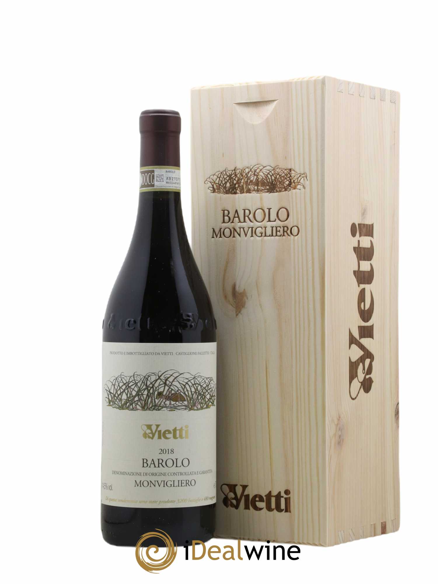 Barolo DOCG Monvigliero - Vietti 2018 - Lot de 1 bouteille - 0