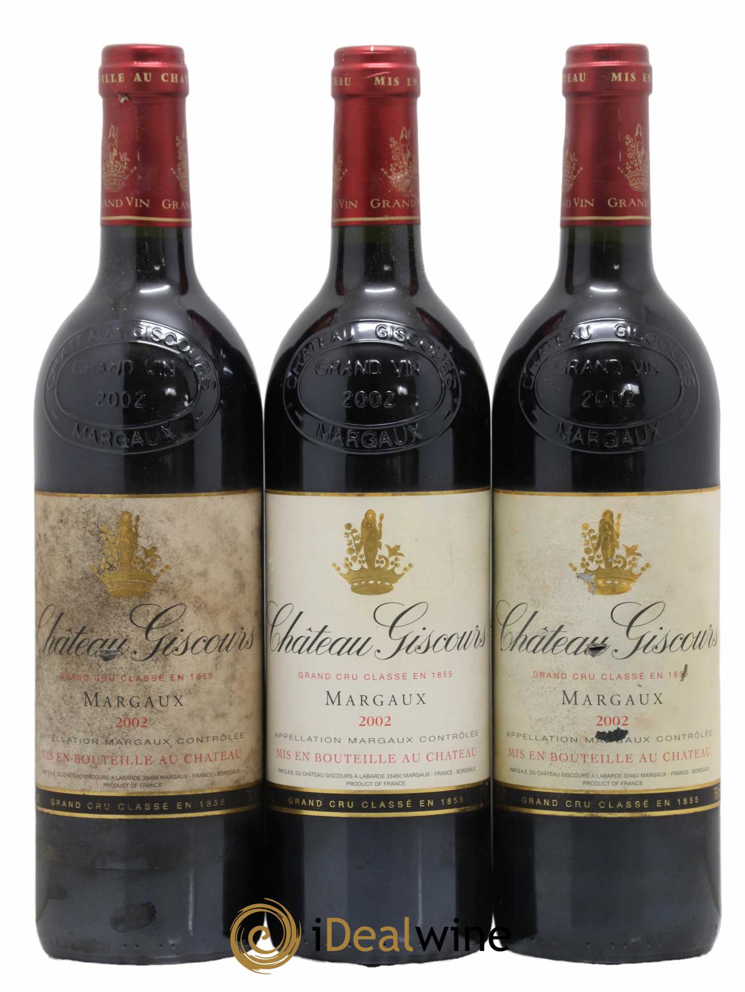 Château Giscours 3ème Grand Cru Classé 2002 - Lot de 12 bouteilles - 1