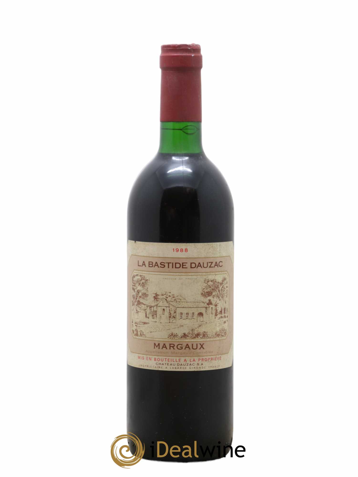 Bordeaux La Bastide Dauzac Margaux 1988 - Lot de 1 bouteille - 0