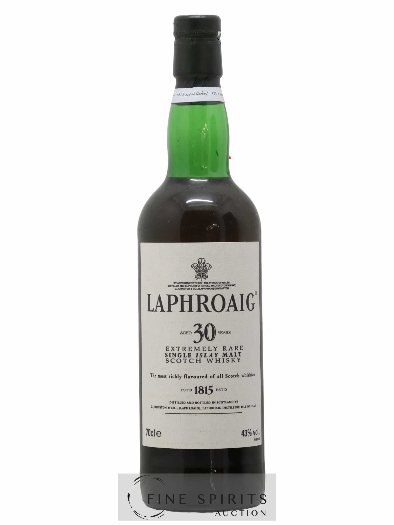 Laphroaig 30 years Of. (70cl.) - Lot of 1 bottle - 1