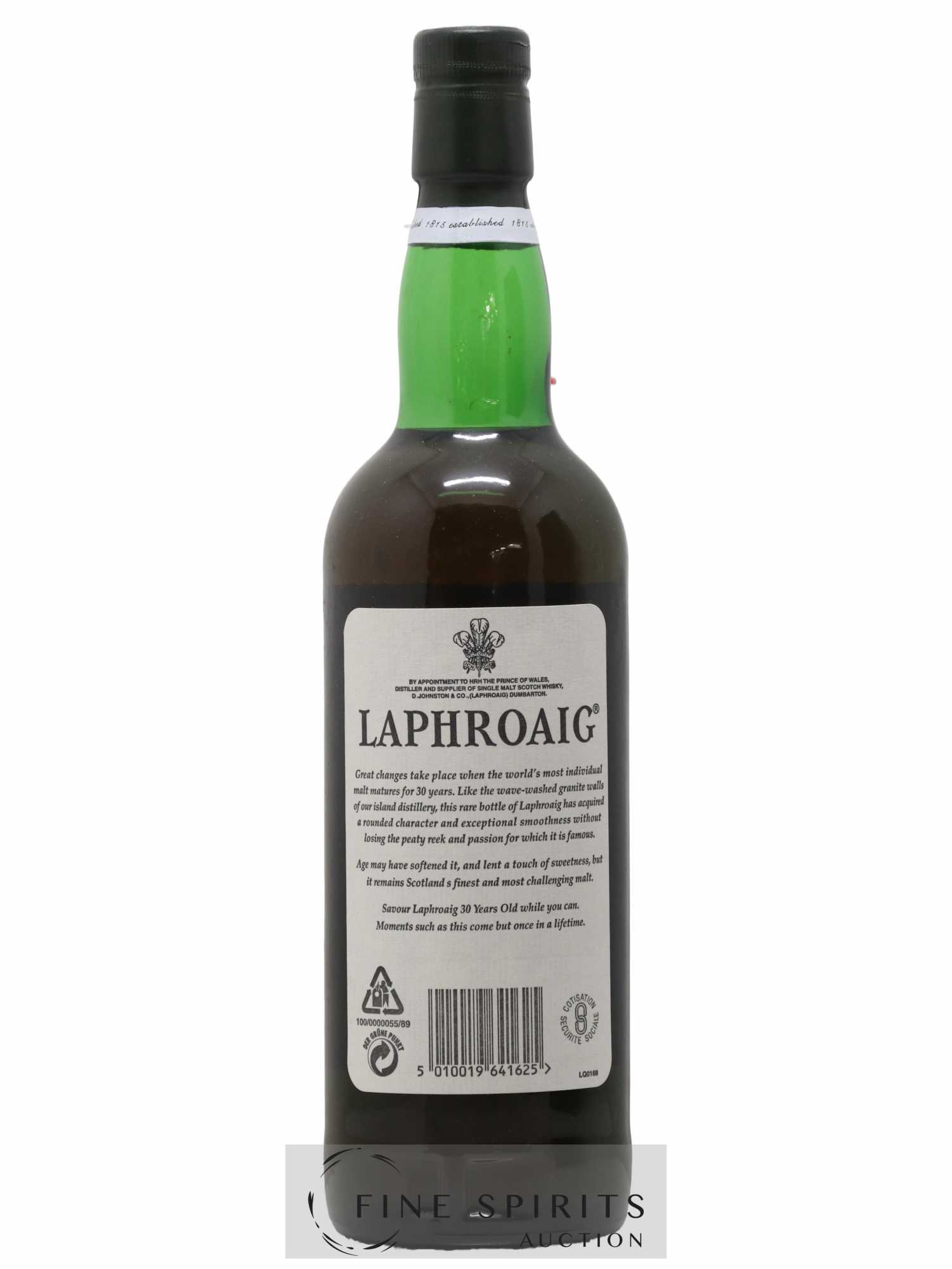 Laphroaig 30 years Of. (70cl.) - Lot of 1 bottle - 2