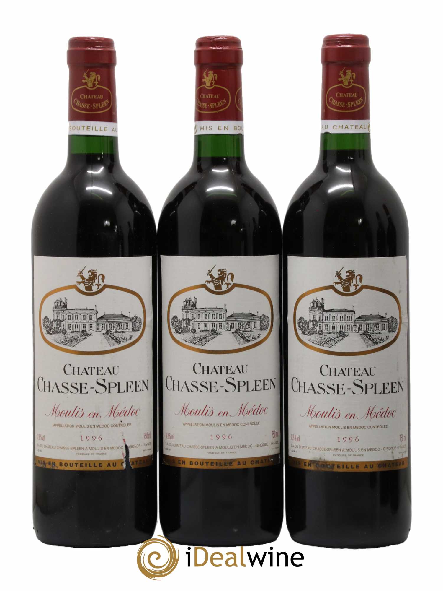 Château Chasse Spleen 1996 - Lot de 6 bouteilles - 1