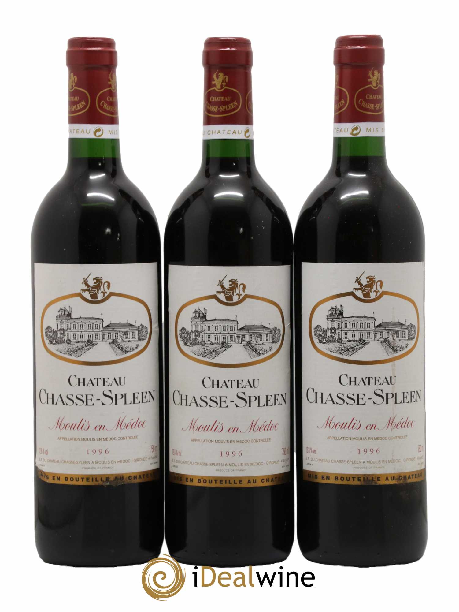 Château Chasse Spleen 1996 - Lot de 6 bouteilles - 2