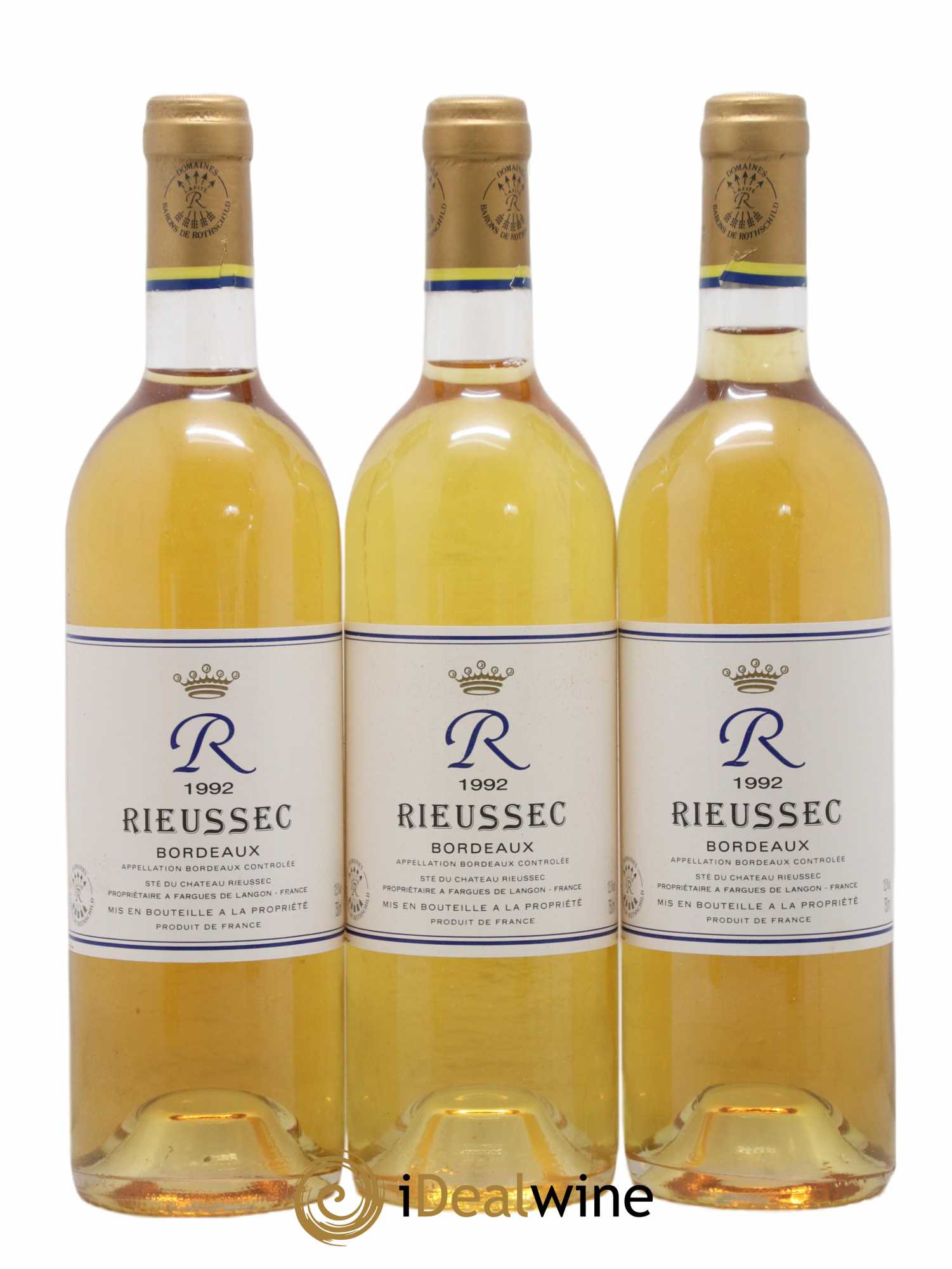 R de Rieussec 1992 - Lot de 12 bouteilles - 1