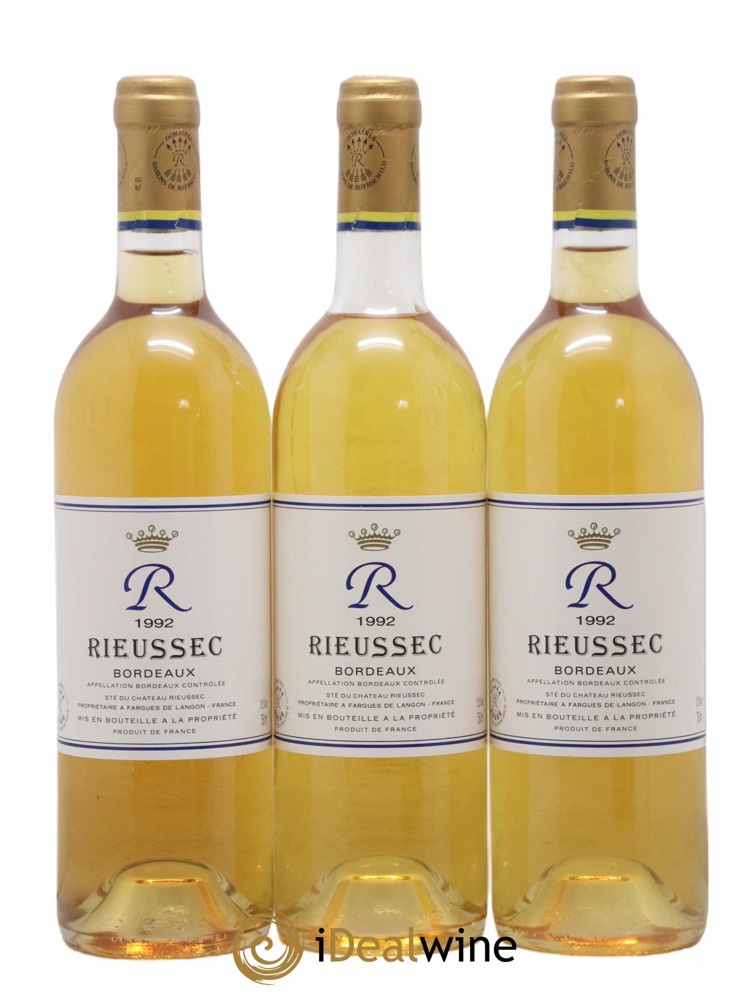 R de Rieussec 1992 - Lot de 12 bouteilles - 2