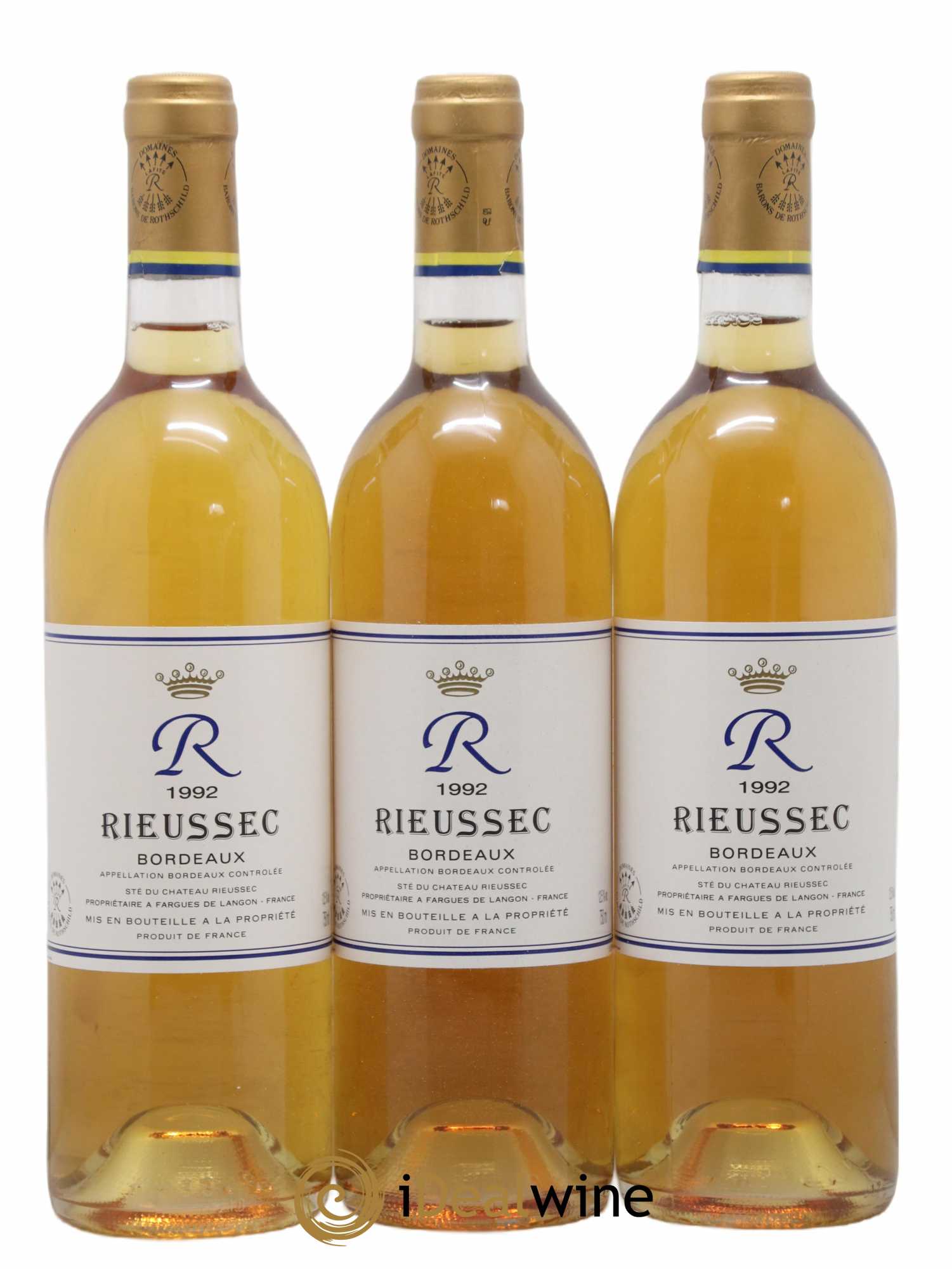 R de Rieussec 1992 - Lot de 12 bouteilles - 2