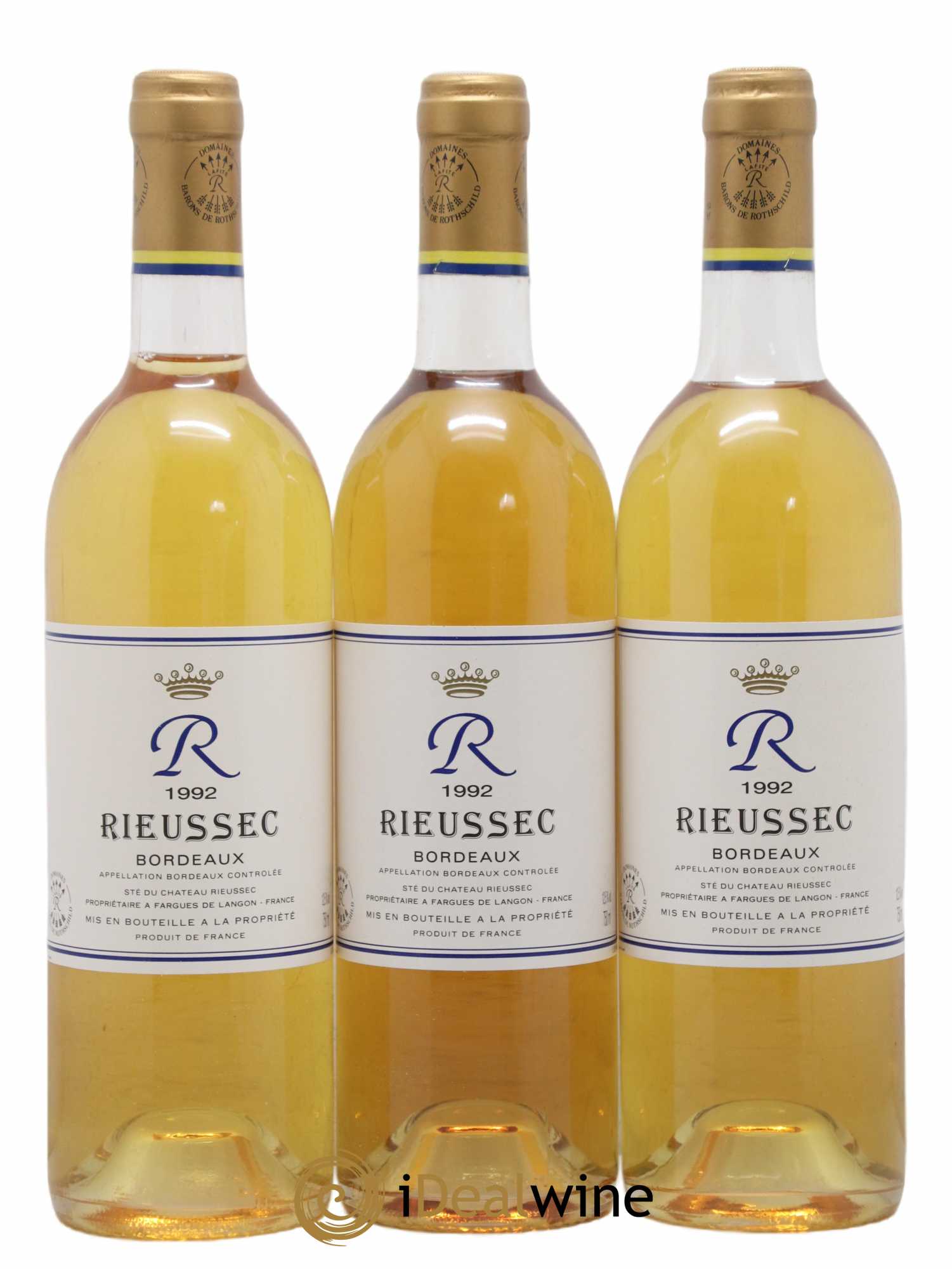 R de Rieussec 1992 - Lot de 12 bouteilles - 4