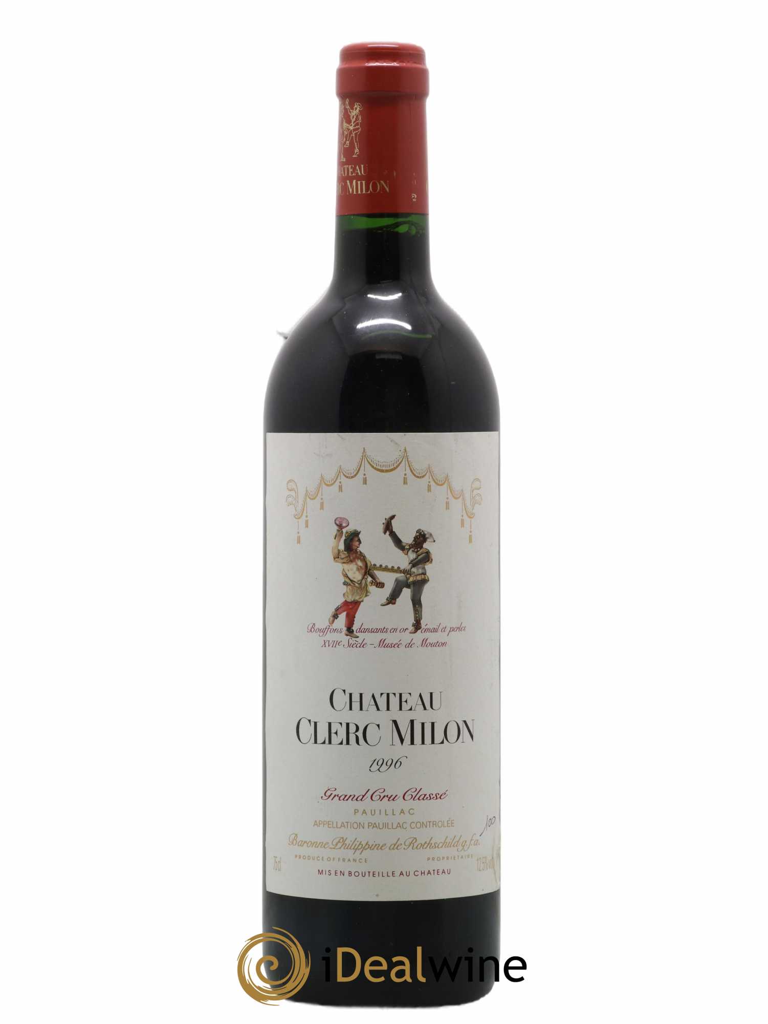 Château Clerc Milon 5ème Grand Cru Classé 1996 - Lot de 1 bouteille - 0