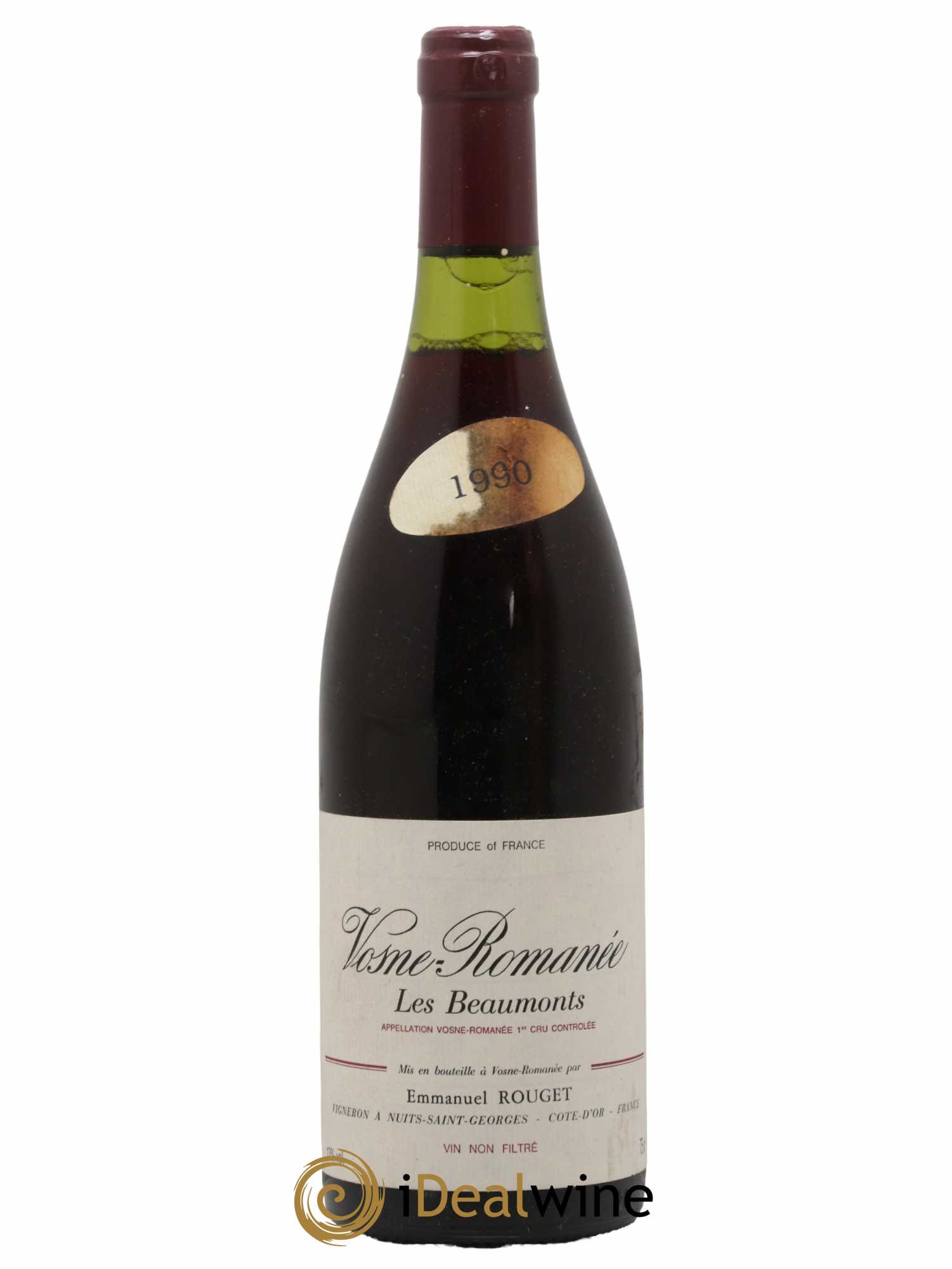 Vosne-Romanée 1er Cru Les Beaumonts Emmanuel Rouget 1990 - Lot of 1 bottle - 0