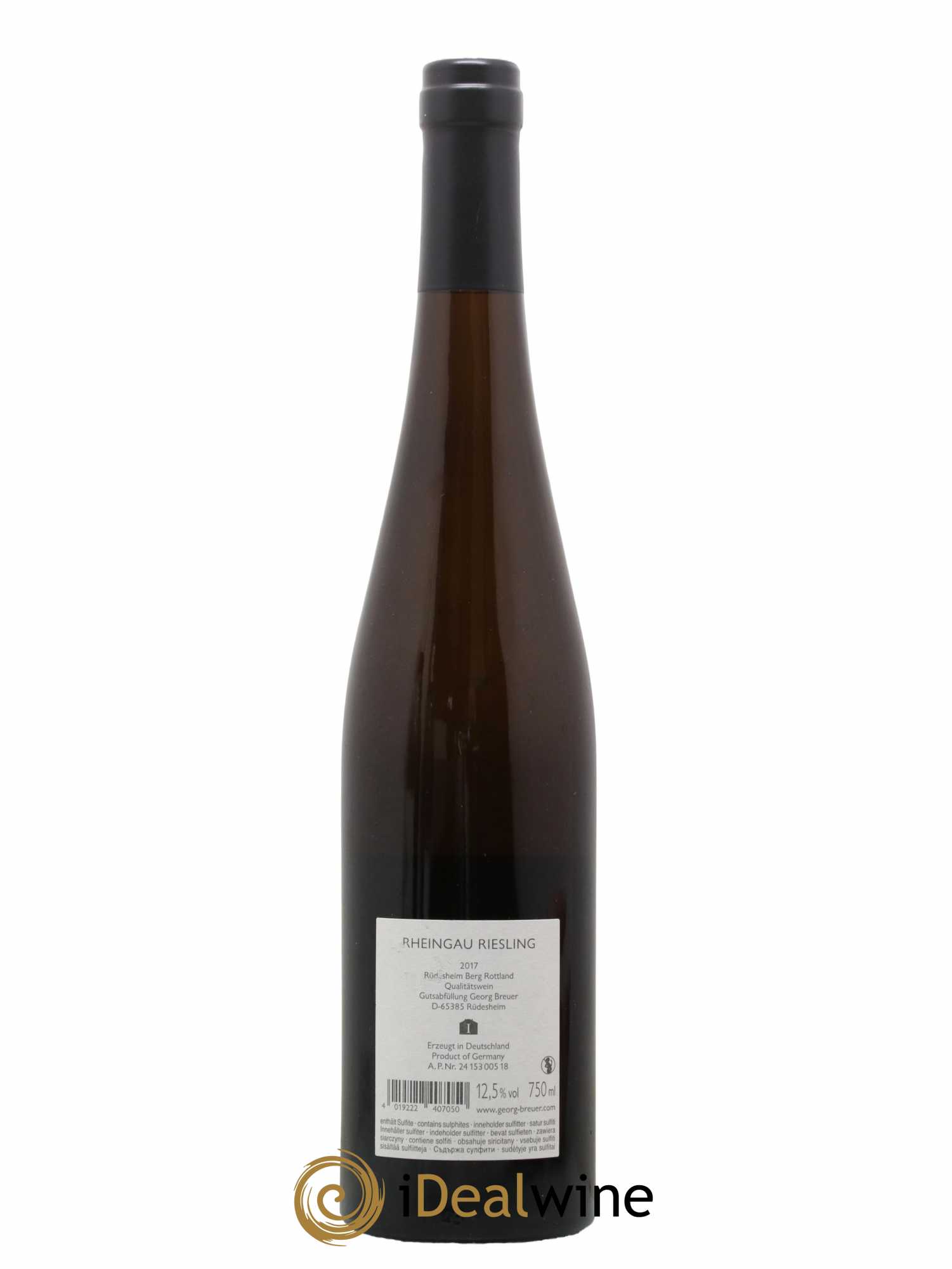 Riesling Georg Breuer Berg Rottland Rüdesheim 2017 - Lot of 1 bottle - 1