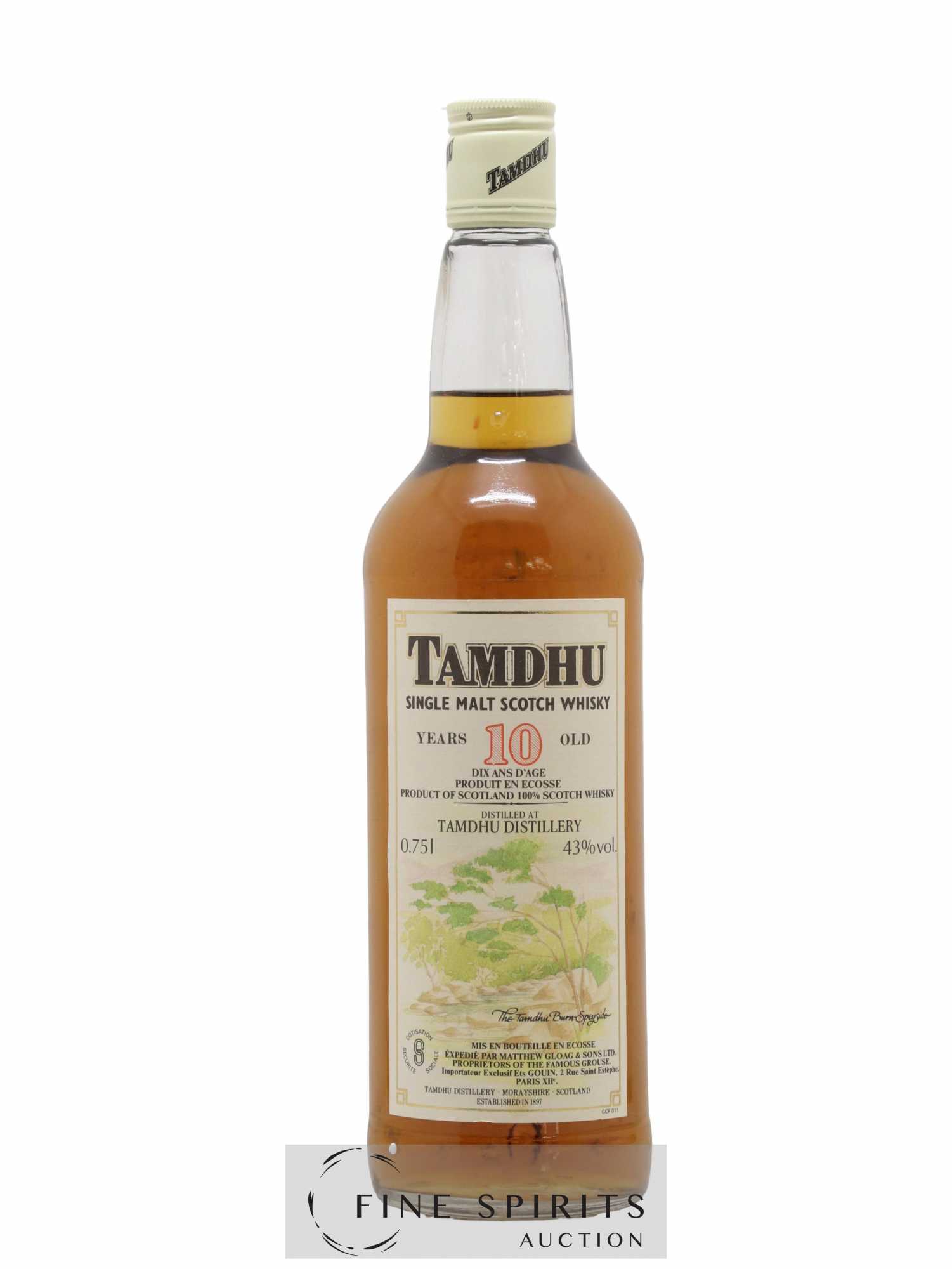 Tamdhu 10 years Of. (75cl.) - Lot of 1 bottle - 1