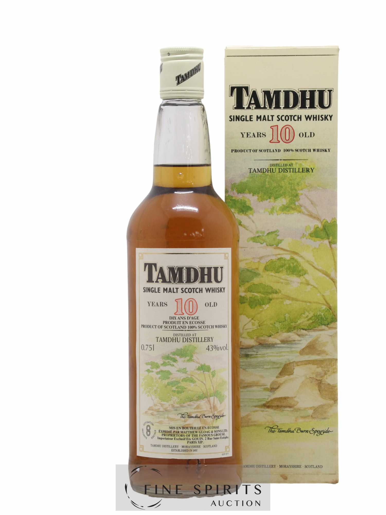 Tamdhu 10 years Of. (75cl.) - Lot of 1 bottle - 0