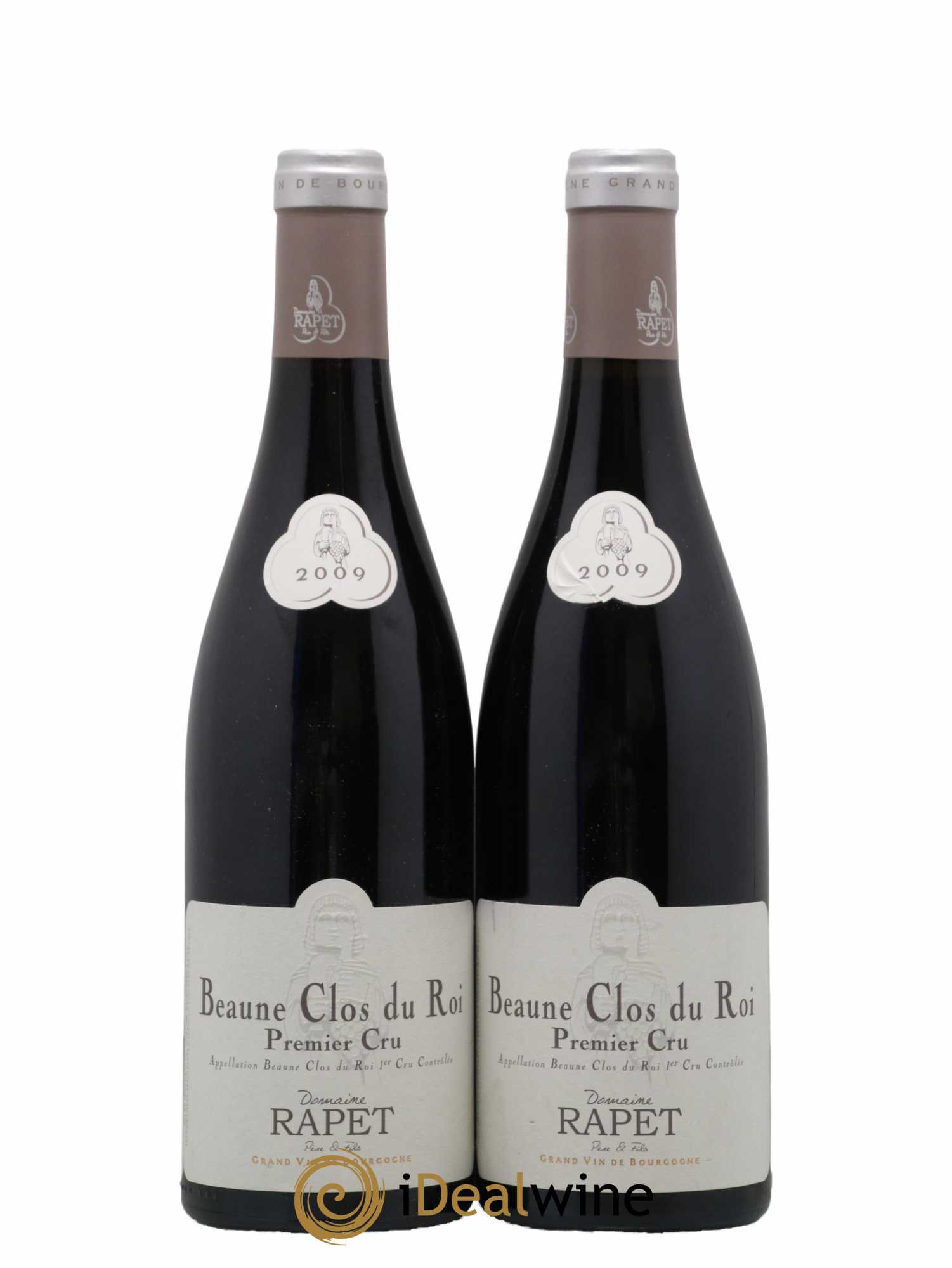 Beaune 1er Cru Clos du Roi Rapet Père & Fils 2009 - Lot de 2 bouteilles - 0