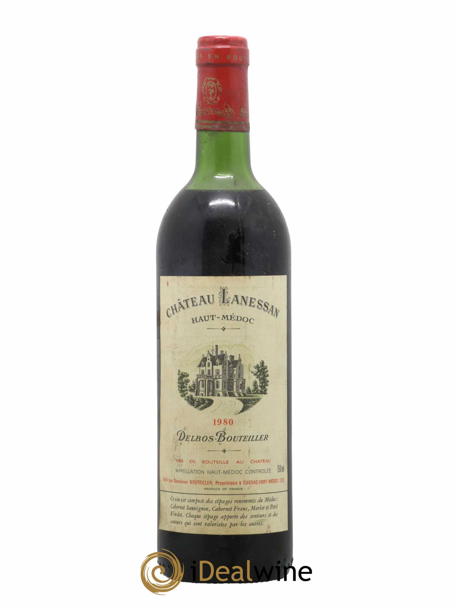 Château Lanessan Cru Bourgeois 1980 - Lot de 1 bouteille - 0