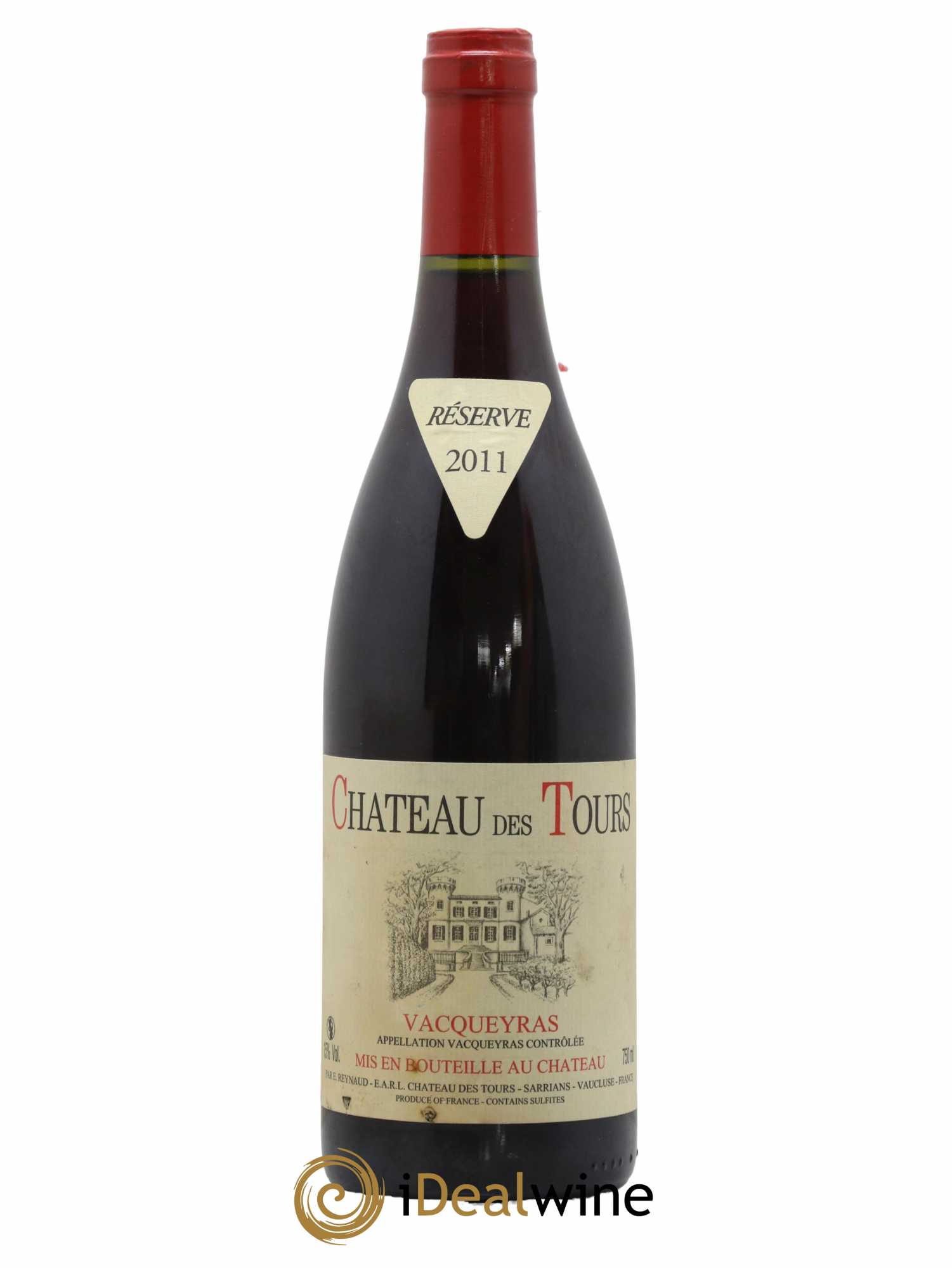 Vacqueyras Château des Tours Emmanuel Reynaud 2011 - Lot de 1 bouteille - 0