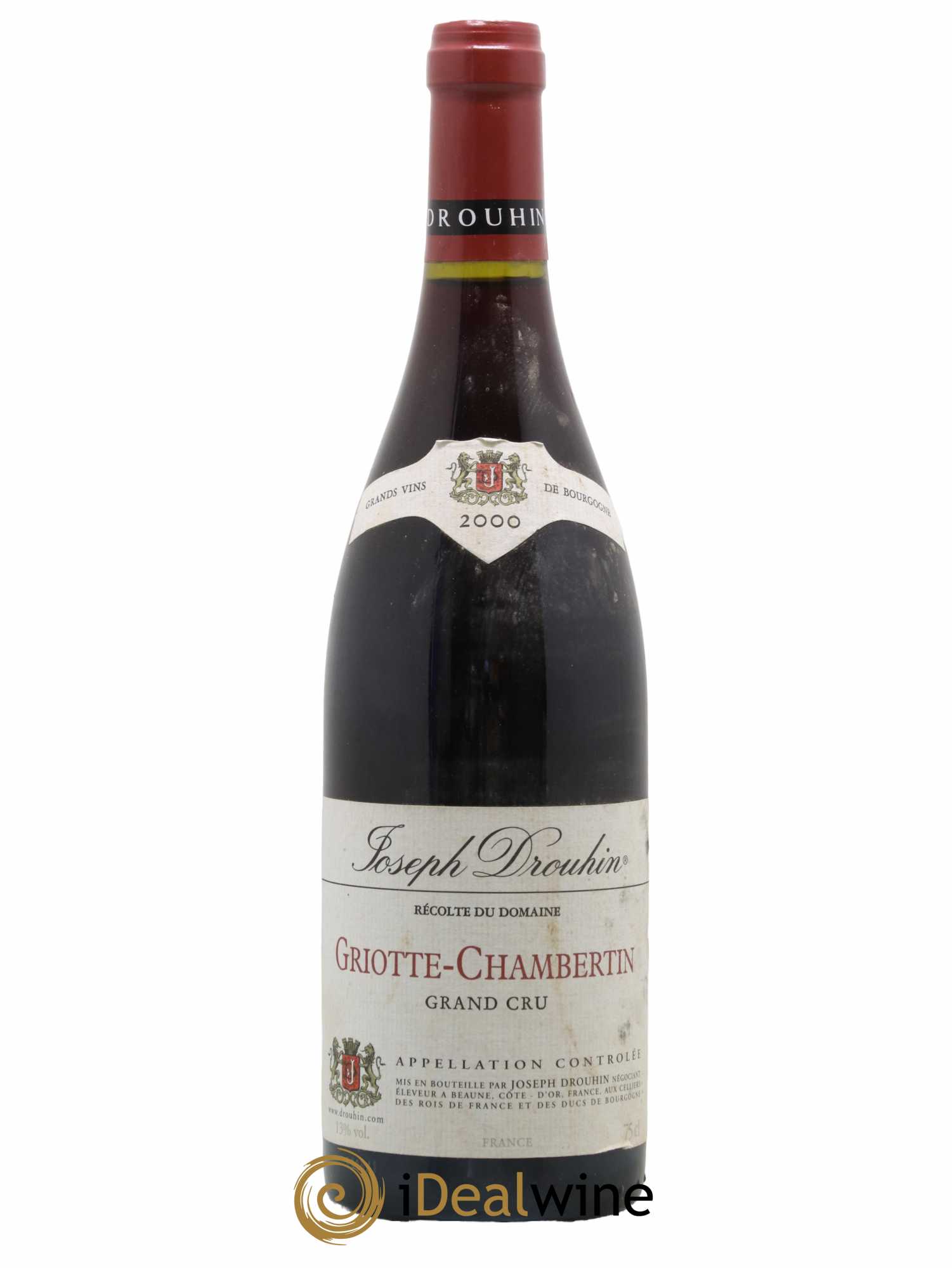 Griotte-Chambertin Grand Cru Joseph Drouhin 2000 - Lot de 1 bouteille - 0