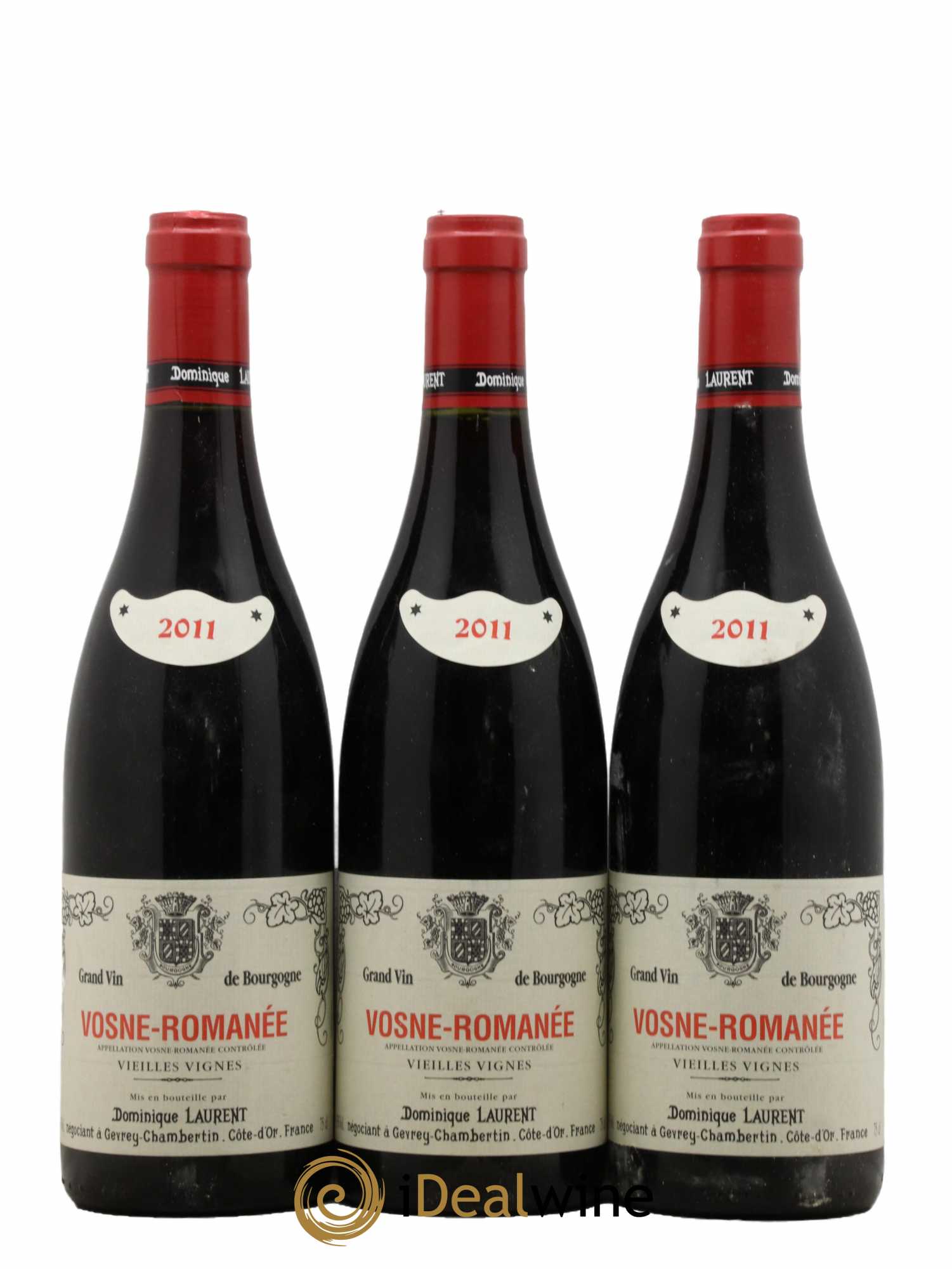 Vosne-Romanée Vieilles Vignes Dominique Laurent 2011 - Posten von 3 Flaschen - 0