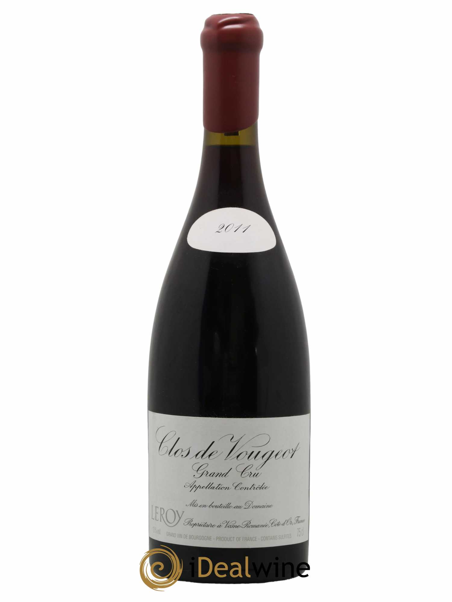 Clos de Vougeot Grand Cru Leroy (Domaine) 2011 - Lot de 1 bouteille - 0