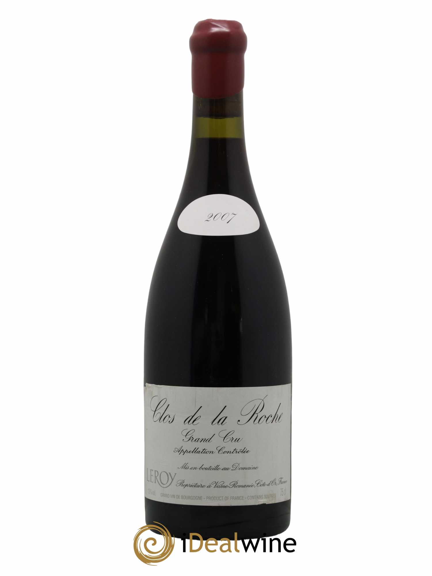 Clos de la Roche Grand Cru Leroy (Domaine) 2007 - Posten von 1 Flasche - 0