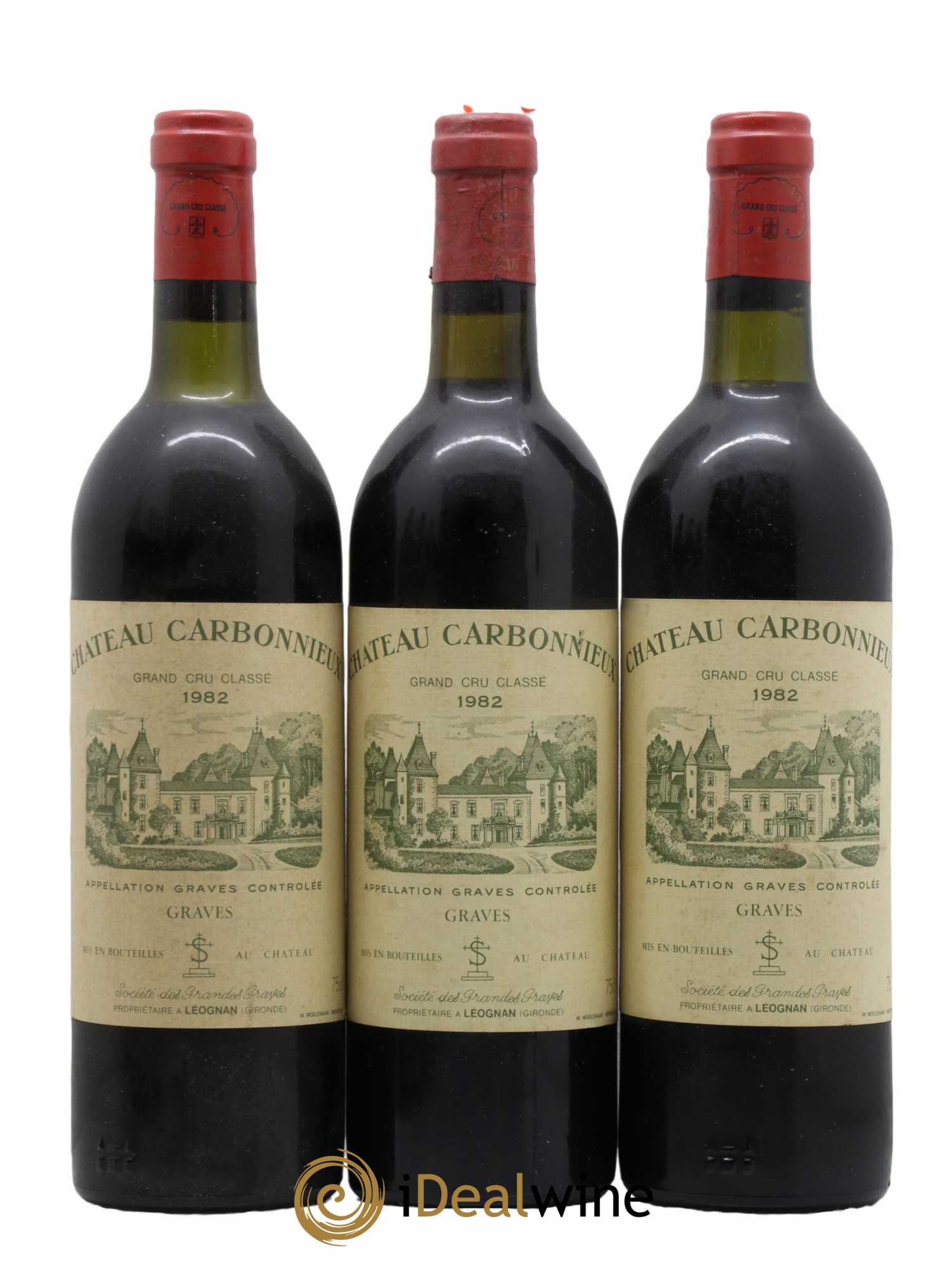 Château Carbonnieux Cru Classé de Graves 1982 - Lot of 6 bottles - 2